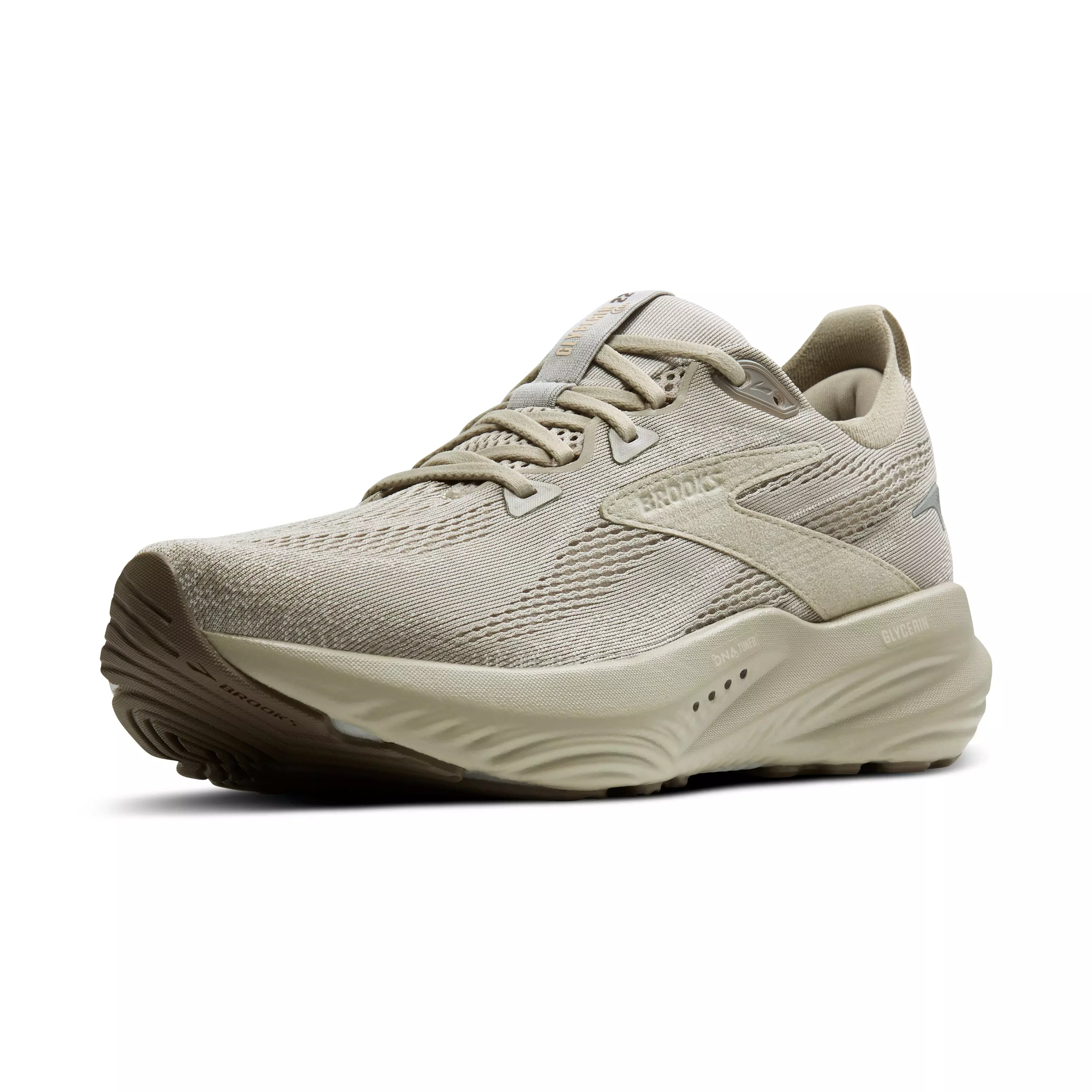 Brooks Glycerin 22 "London Fog/Almond Oil/Falcon" Men's Running Shoe - FOG/ALMOND/FALCON