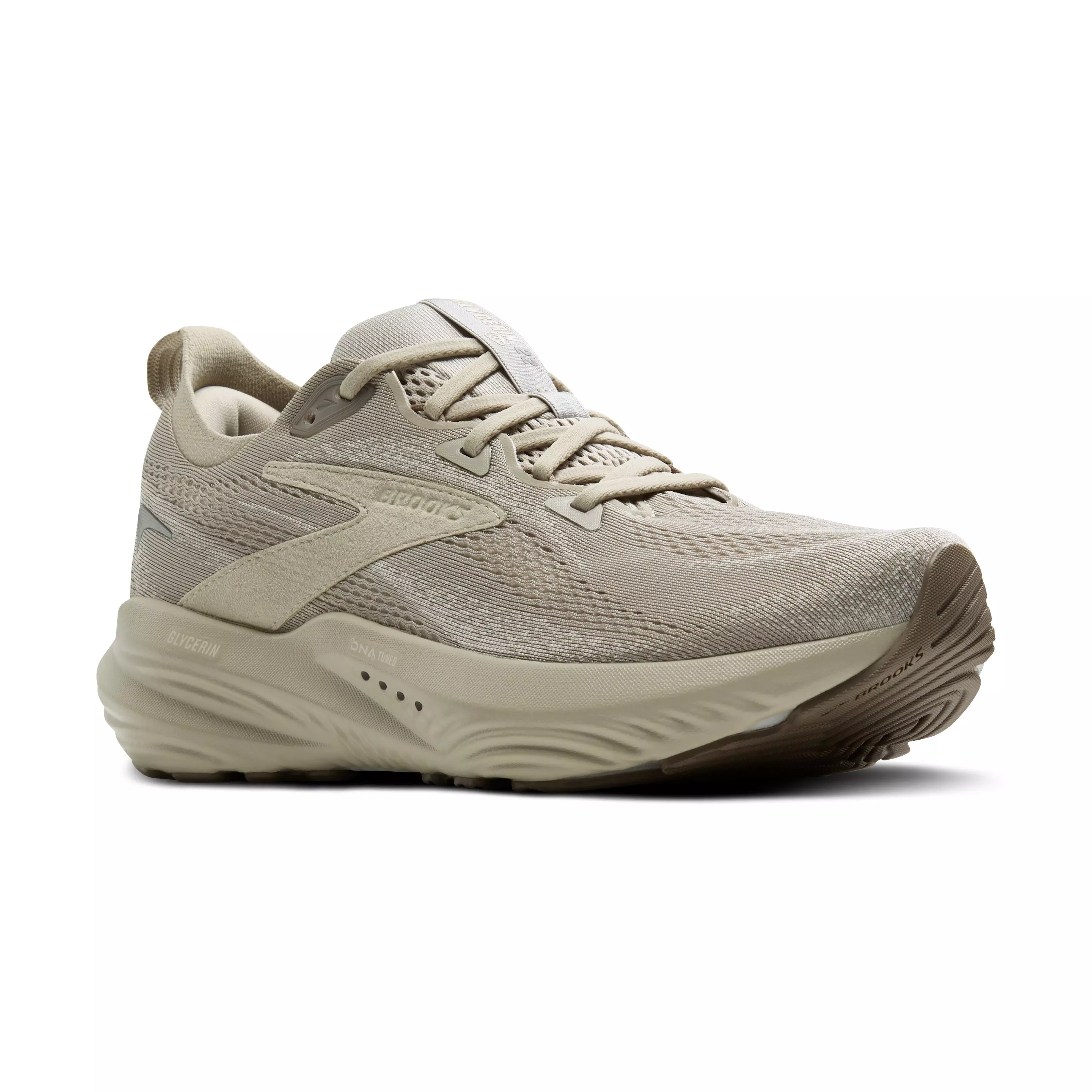 Brooks Glycerin 22 "London Fog/Almond Oil/Falcon" Men's Running Shoe - FOG/ALMOND/FALCON