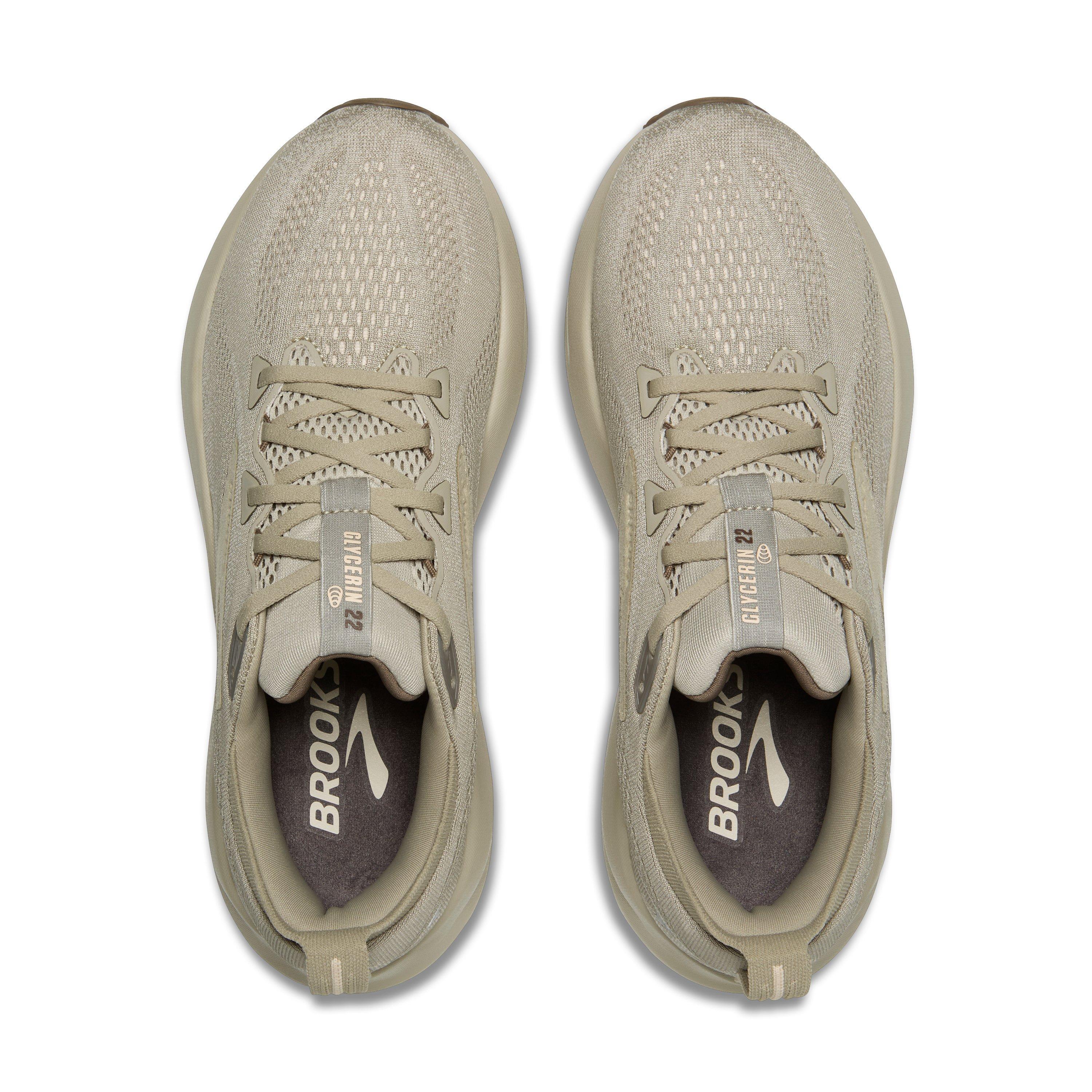 Brooks Glycerin 22 "London Fog/Almond Oil/Falcon" Men's Running Shoe - FOG/ALMOND/FALCON Thumbnail View 5