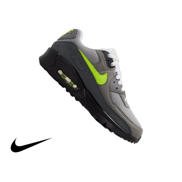 Nike Air Max 90 "Neon Yellow" Grade School Boys' Shoe