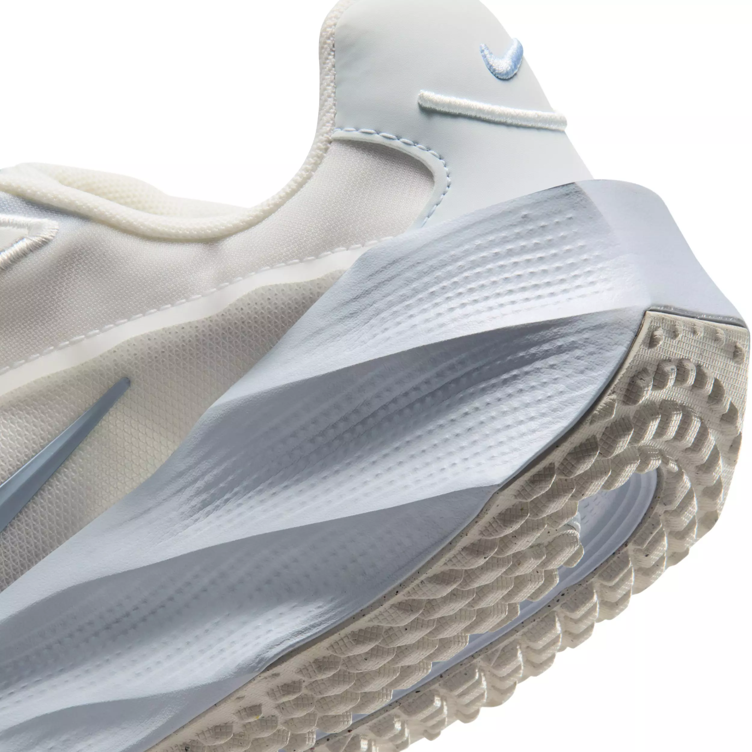 Nike Aura Edge "Summit White/Football Grey/Hydrogen Blue" Women's Shoe - WHITE/GREY/BLUE