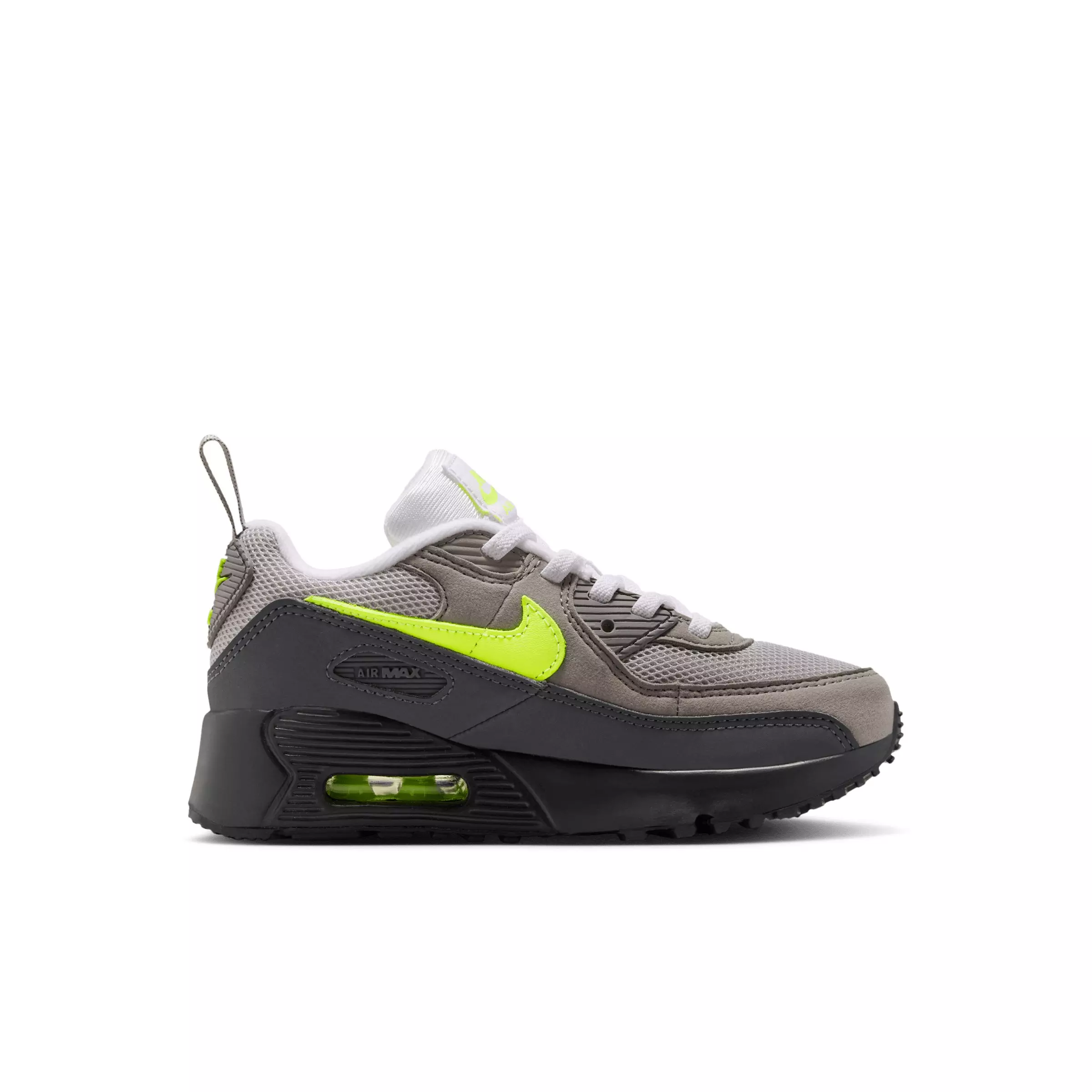 Nike Air Max 90 "Neon Yellow" Preschool Boys' Shoe - BLACK/ANTHRACITE/LT CHARCOAL/YELLOW
