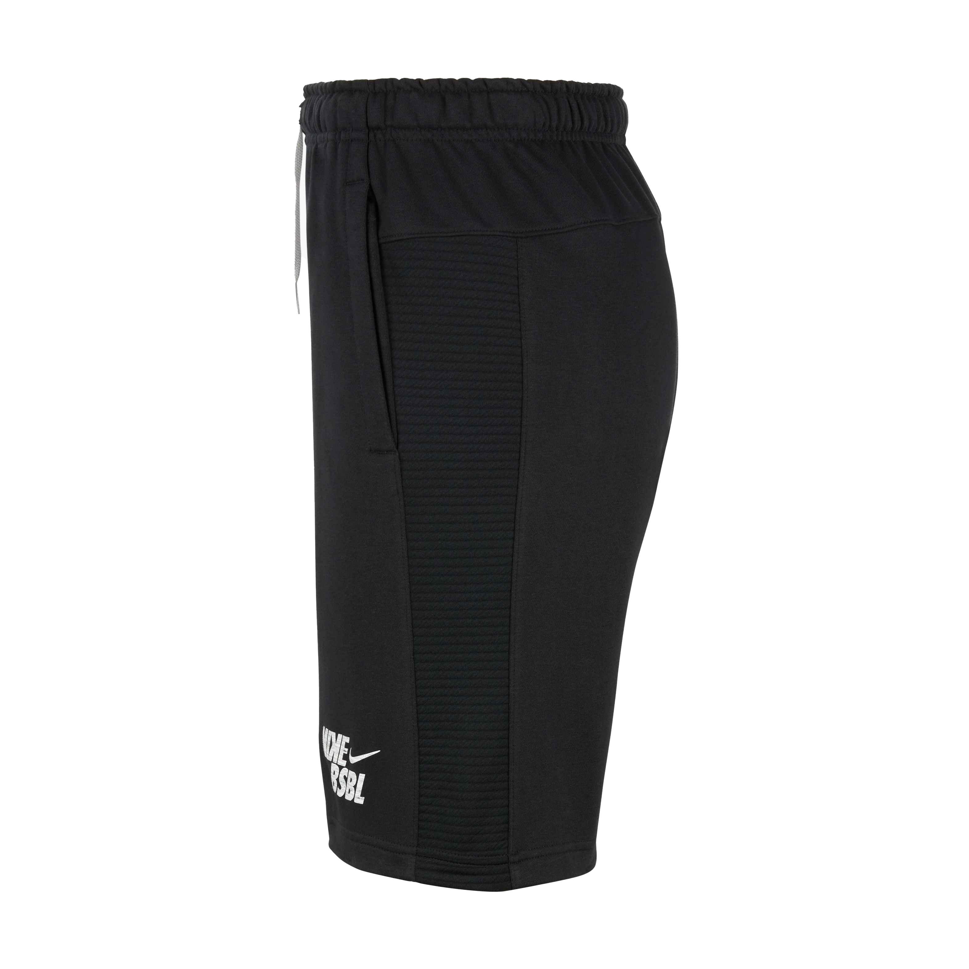 Nike Men's Dri-FIT Flux Baseball Shorts-Black - Hibbett