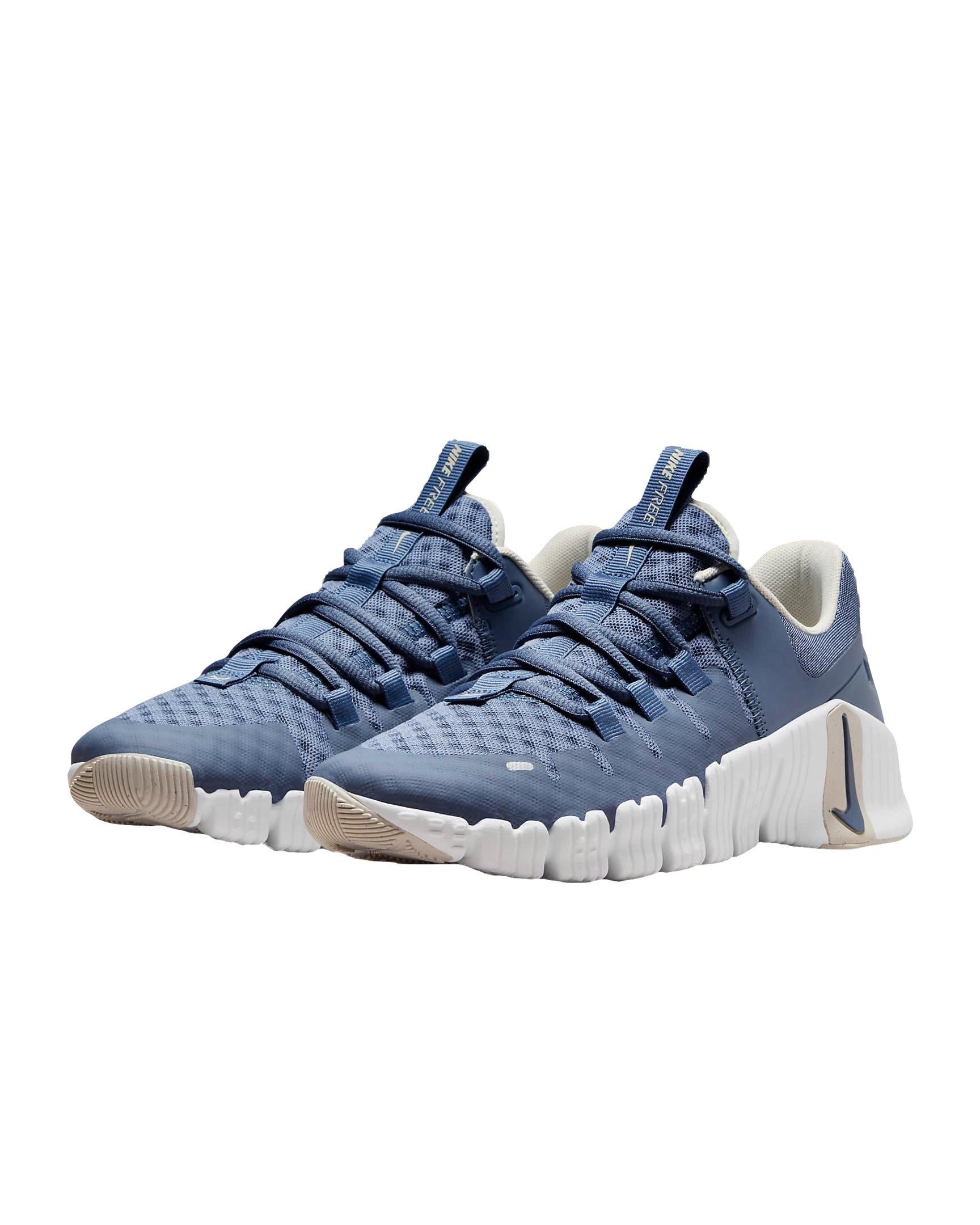 Nike Free Metcon 5 "Diffused Blue/Light Bone/White/Diffused Blue" Women's Training Shoe - BLUE/LT BONE/WHITE/BLUE Thumbnail View 3