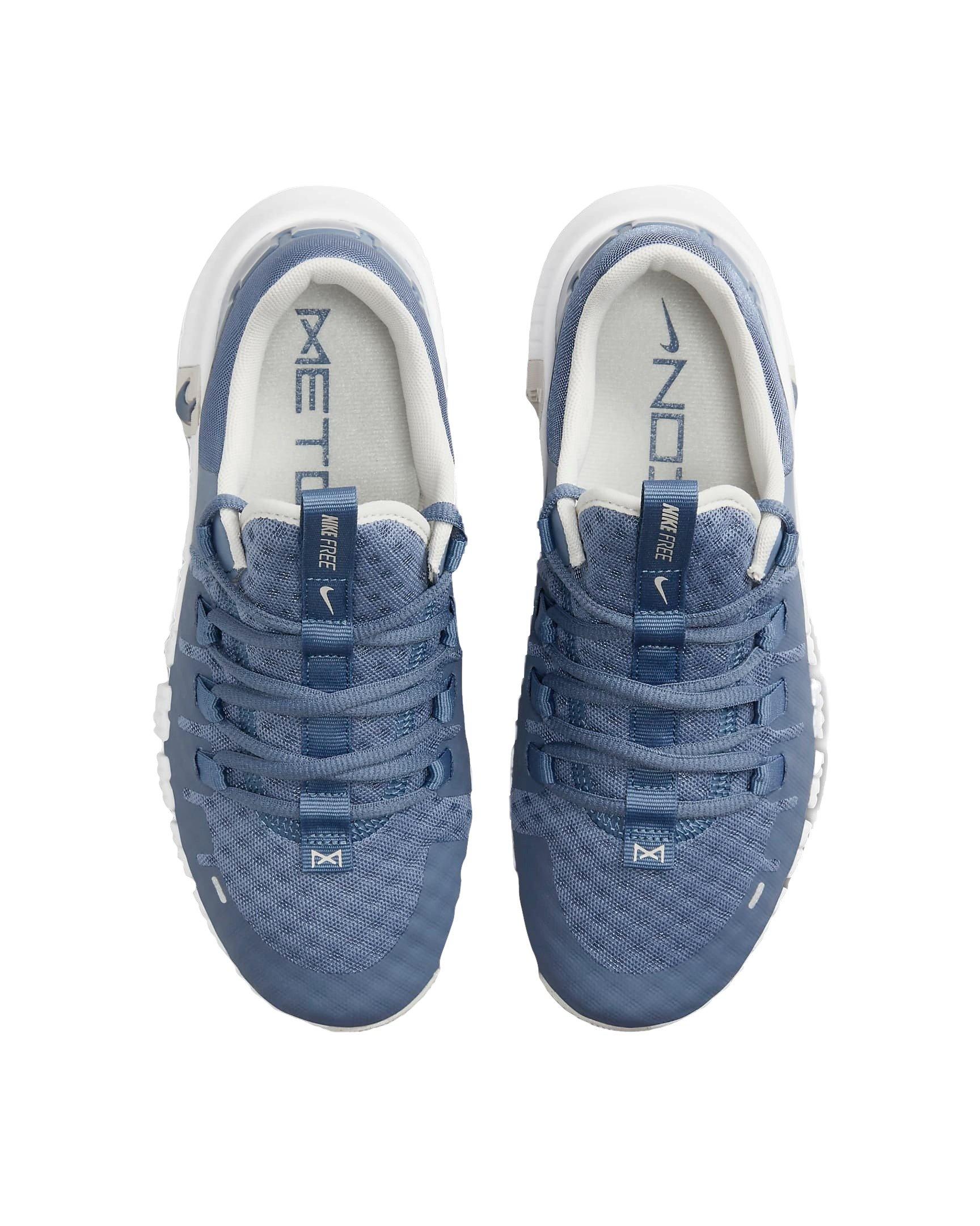 Nike Free Metcon 5 "Diffused Blue/Light Bone/White/Diffused Blue" Women's Training Shoe - BLUE/LT BONE/WHITE/BLUE Thumbnail View 4