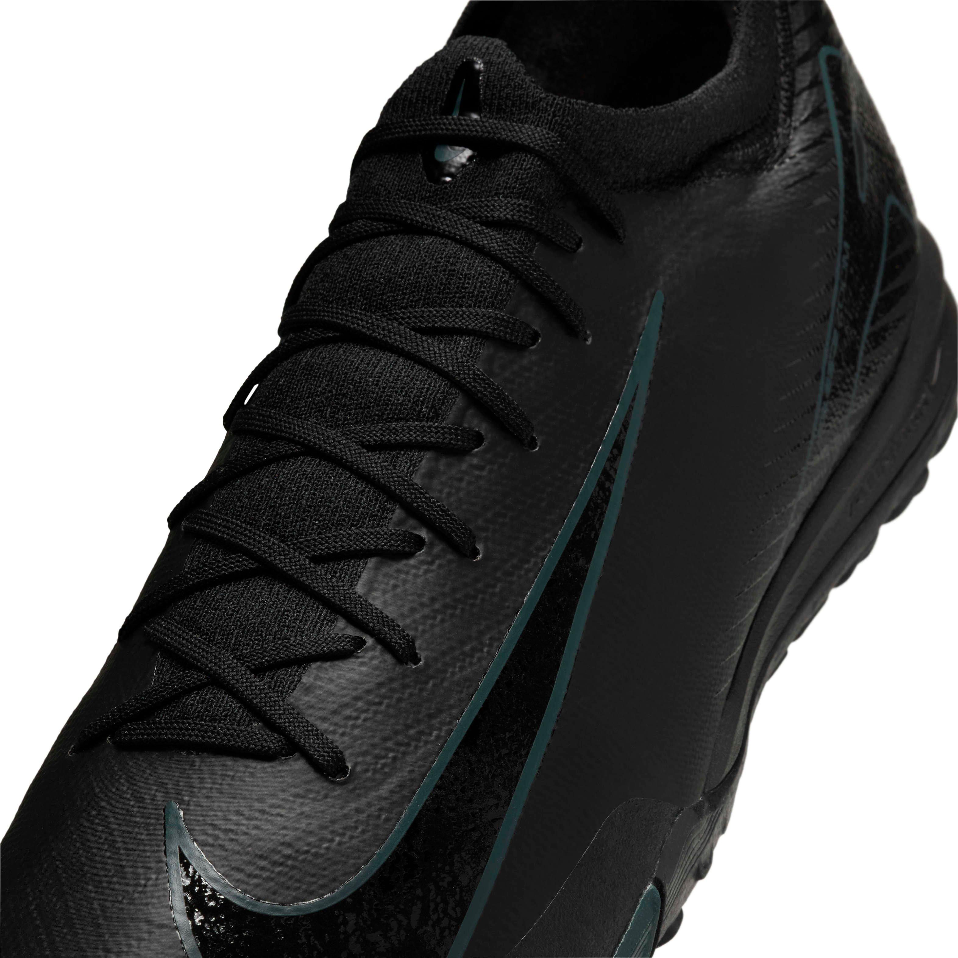 Nike Mercurial Vapor 16 Pro Turf "Black/Deep Jungle/Black" Men's Soccer Shoe - BLACK/JUNGLE/BLACK Thumbnail View 7
