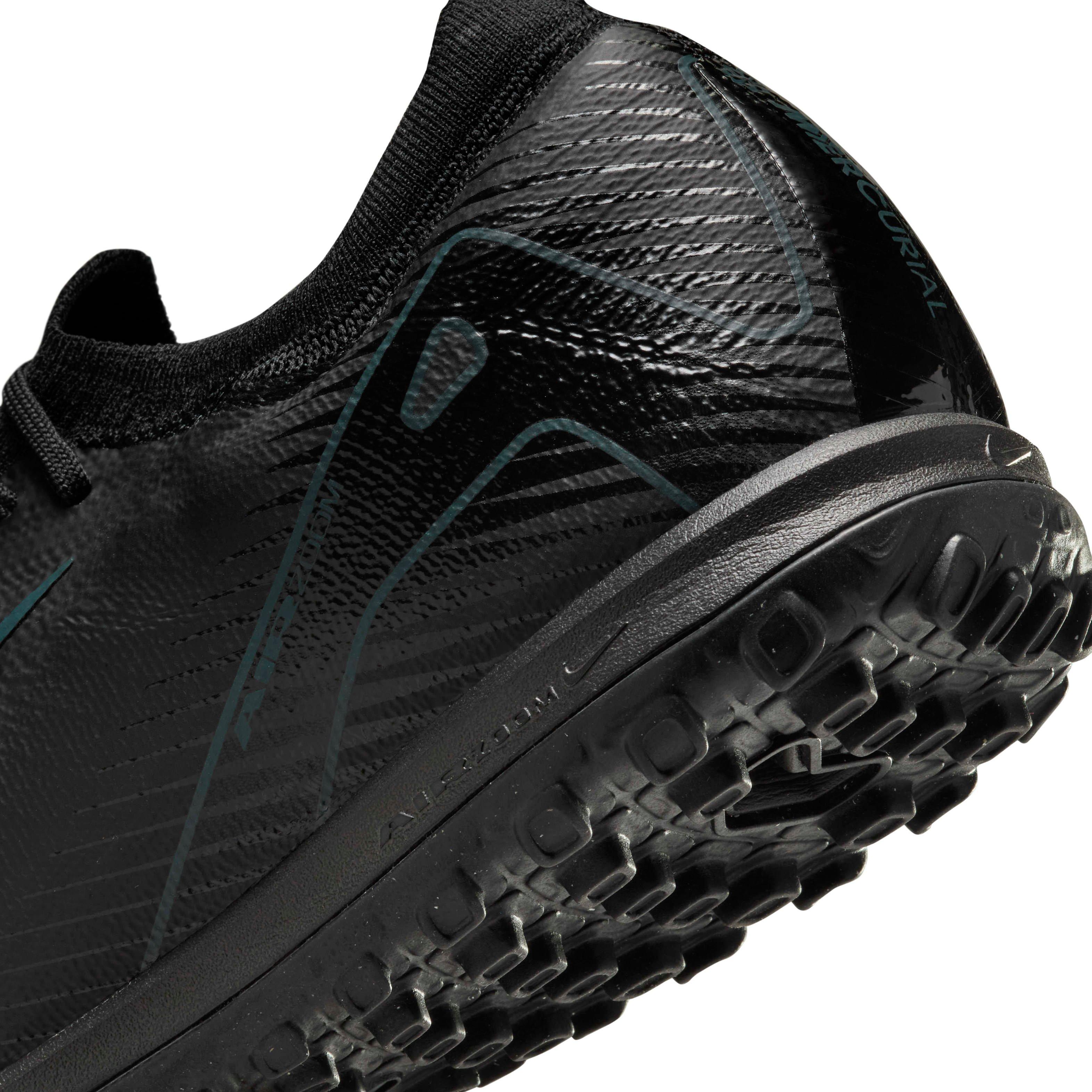 Nike Mercurial Vapor 16 Pro Turf "Black/Deep Jungle/Black" Men's Soccer Shoe - BLACK/JUNGLE/BLACK Thumbnail View 8