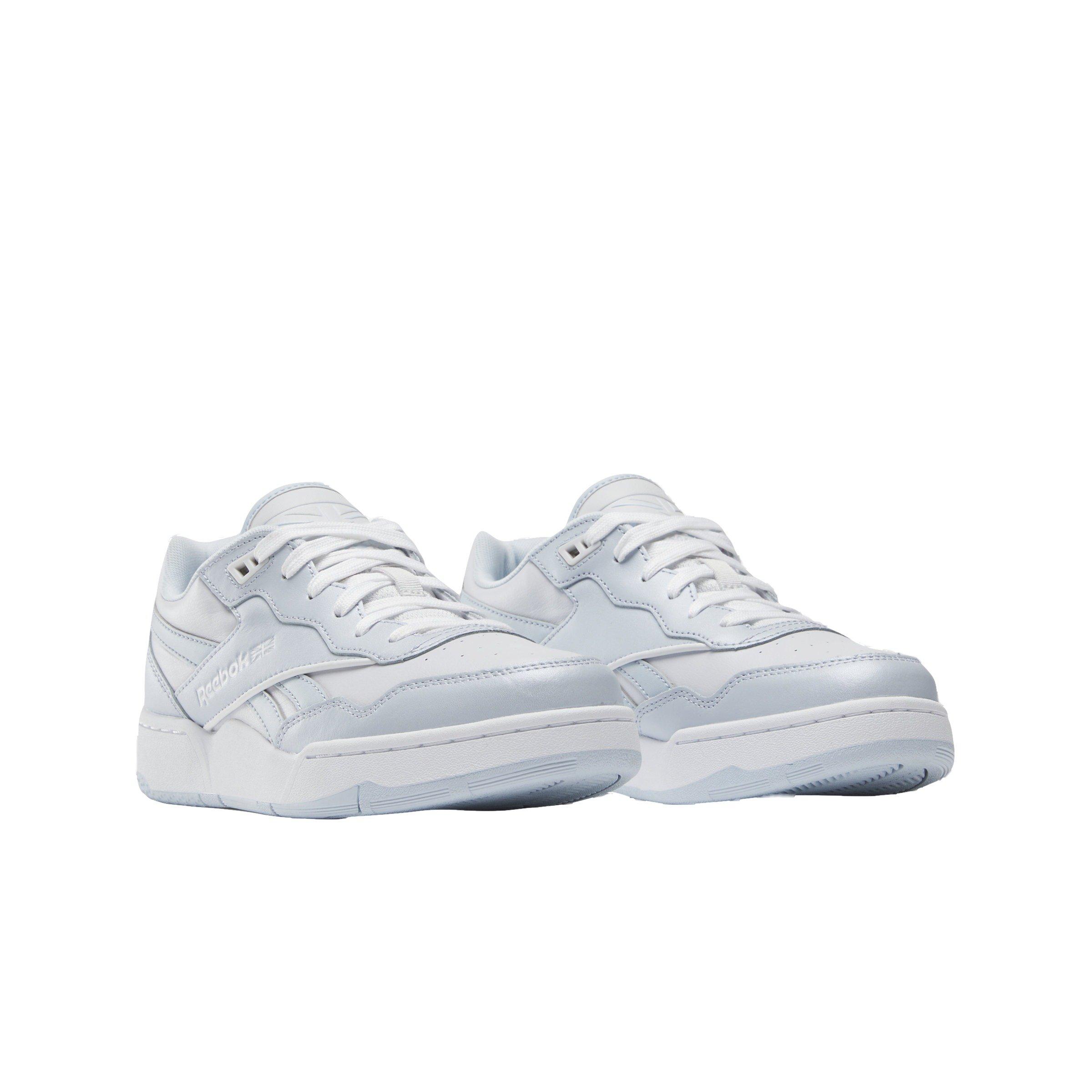 Reebok BB 4000 II "Cold Grey 1/Feel Good Blue F23-R/Ftwr White" Grade School Boys' Shoe - GREY/BLUE/WHITE Thumbnail View 2
