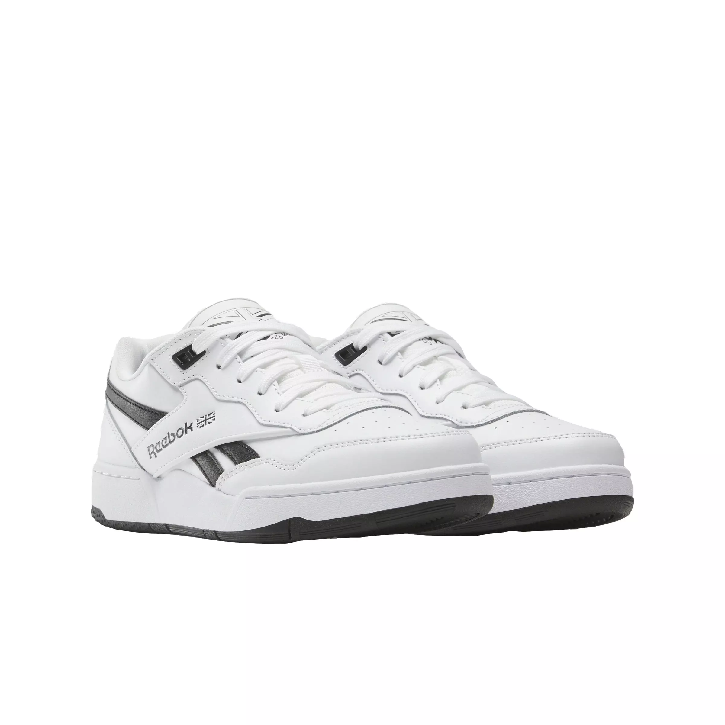 Reebok BB 4000 II "Ftwr White/Core Black/Pure Grey 7" Grade School Boys' Shoe - WHITE/BLACK/GREY