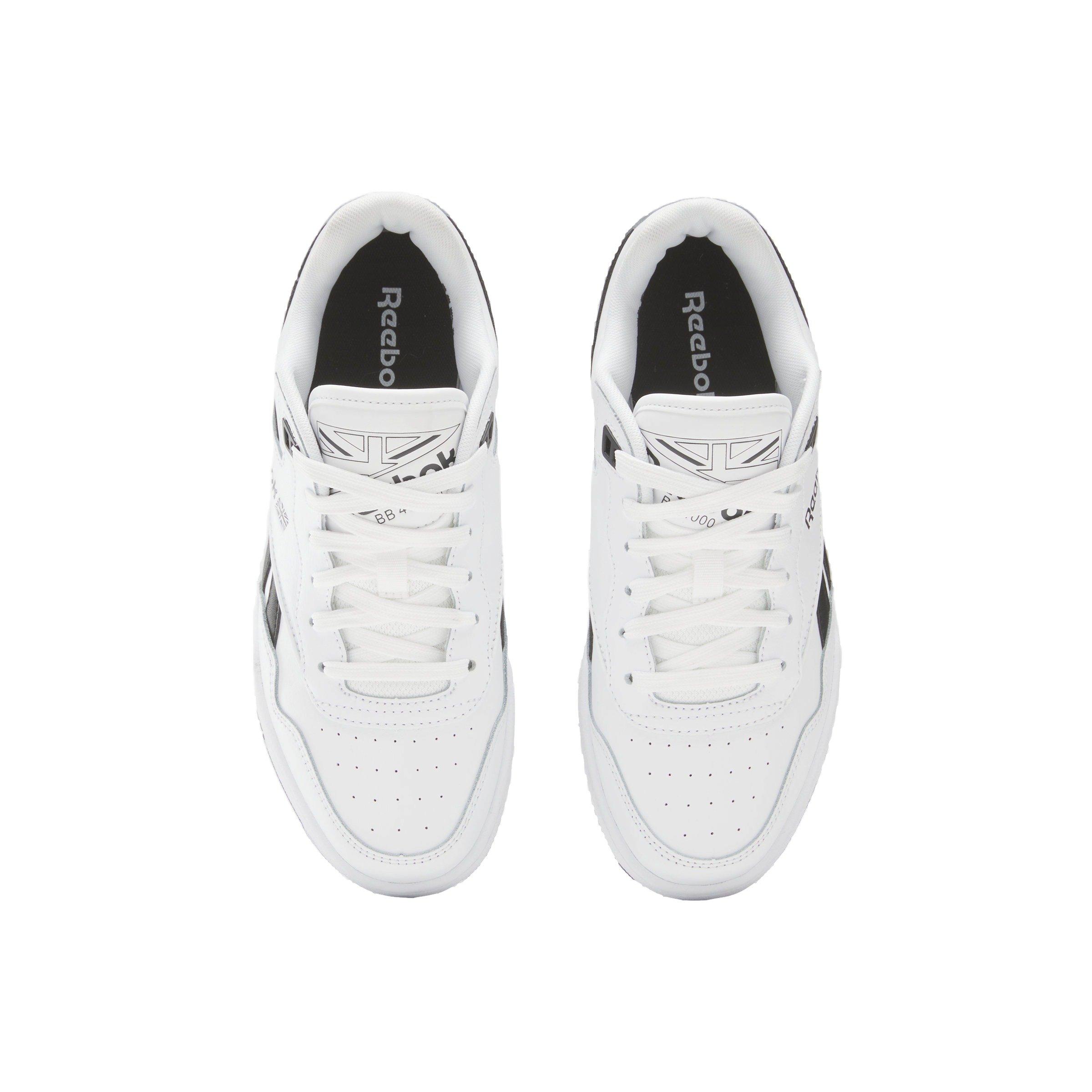 Reebok BB 4000 II Grade School Boys' "Ftwr White/Core Black/Pure Grey 7" Shoe