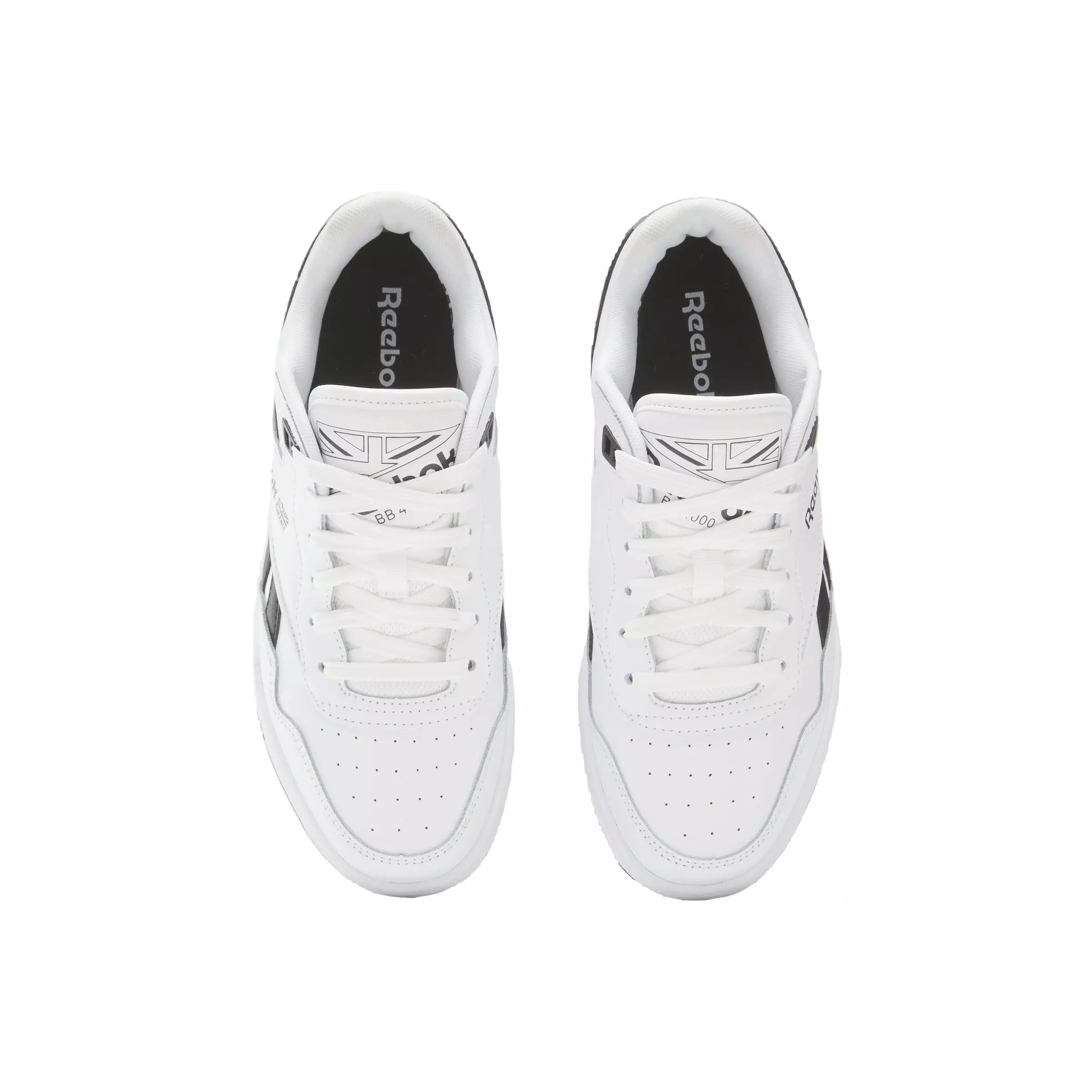 Reebok BB 4000 II "Ftwr White/Core Black/Pure Grey 7" Grade School Boys' Shoe - WHITE/BLACK/GREY