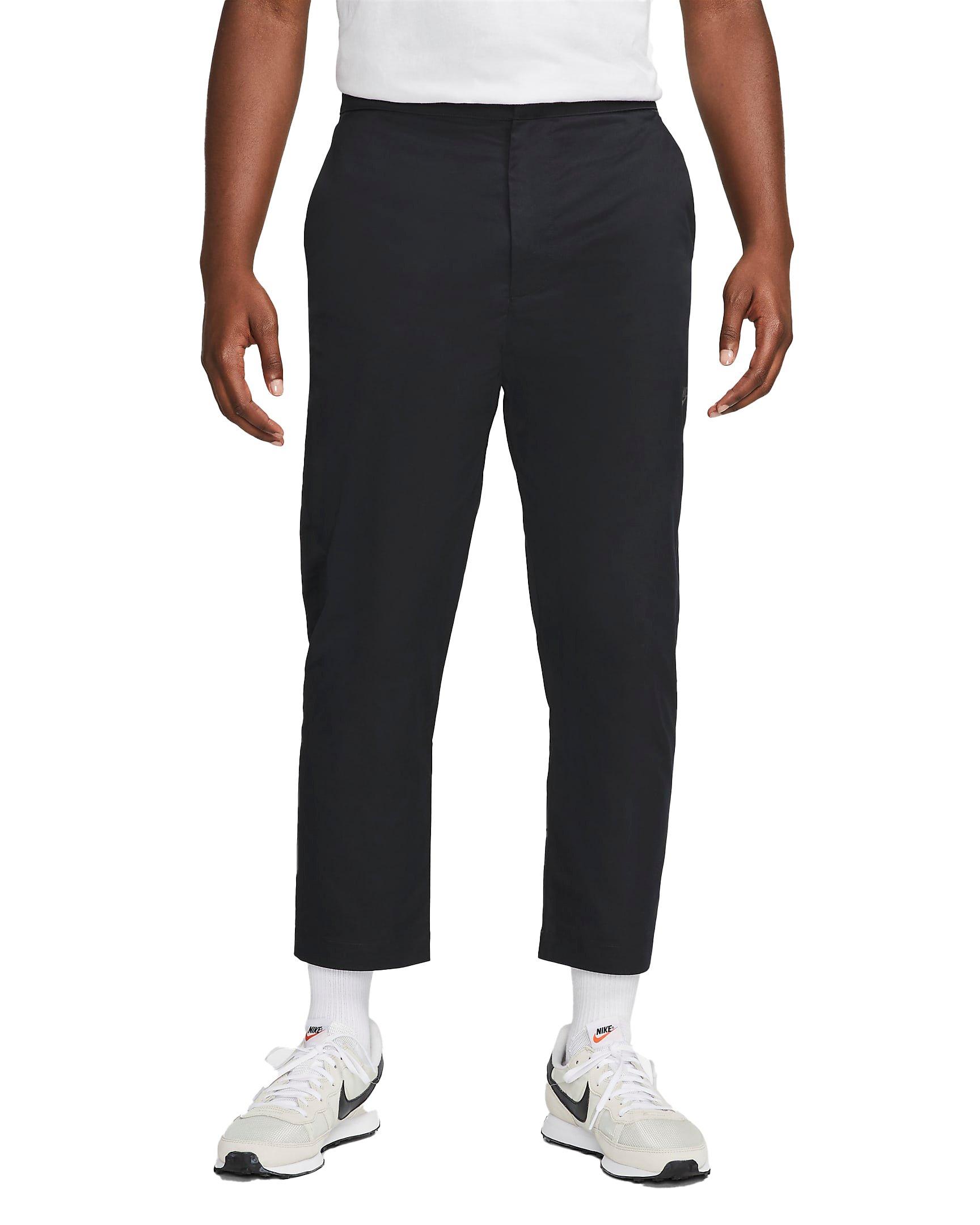Nike Men's Sportswear Style Essentials Unlined Cropped Pants - BLACK Thumbnail View 1