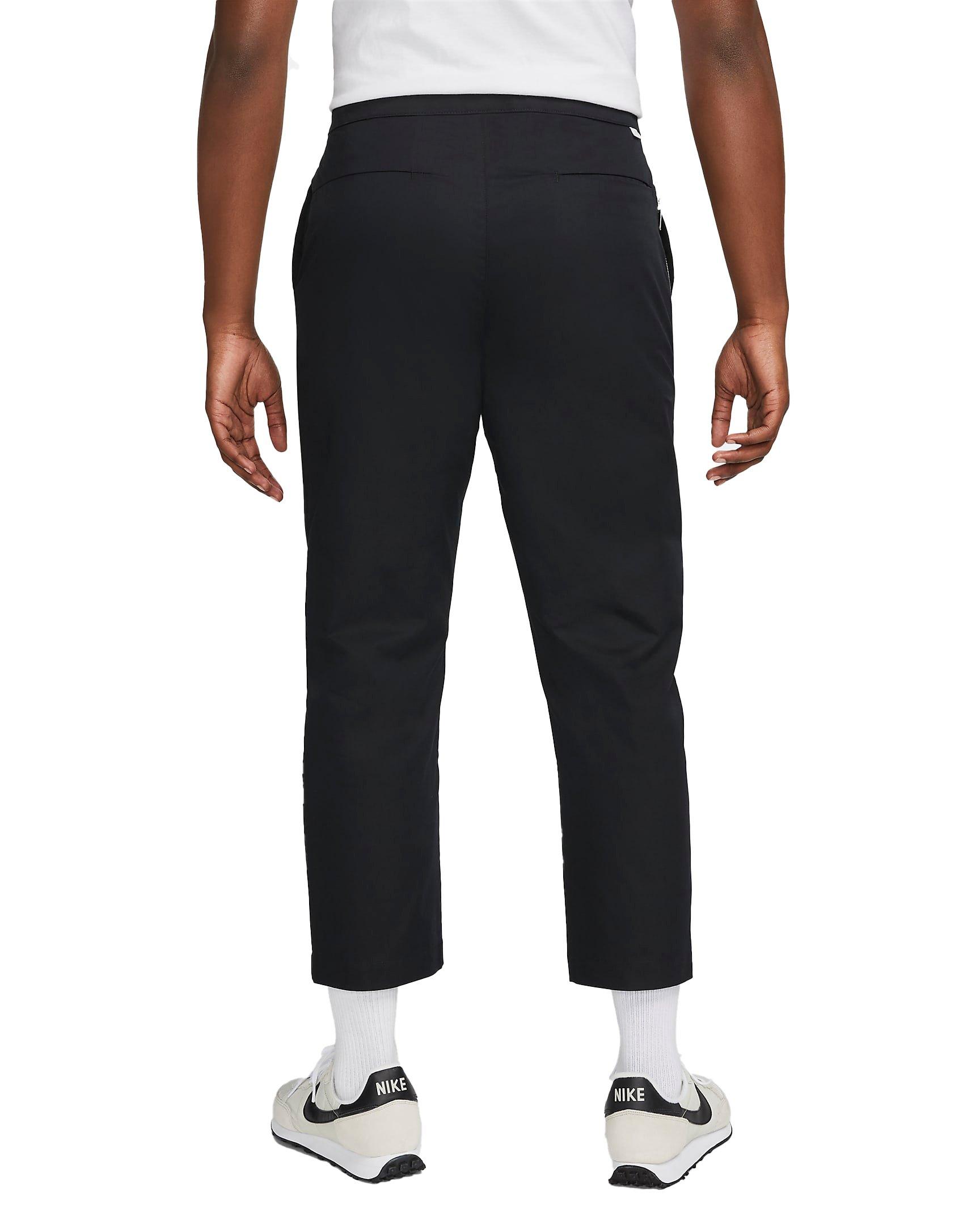 Nike Men's Sportswear Style Essentials Unlined Cropped Pants - BLACK Thumbnail View 2