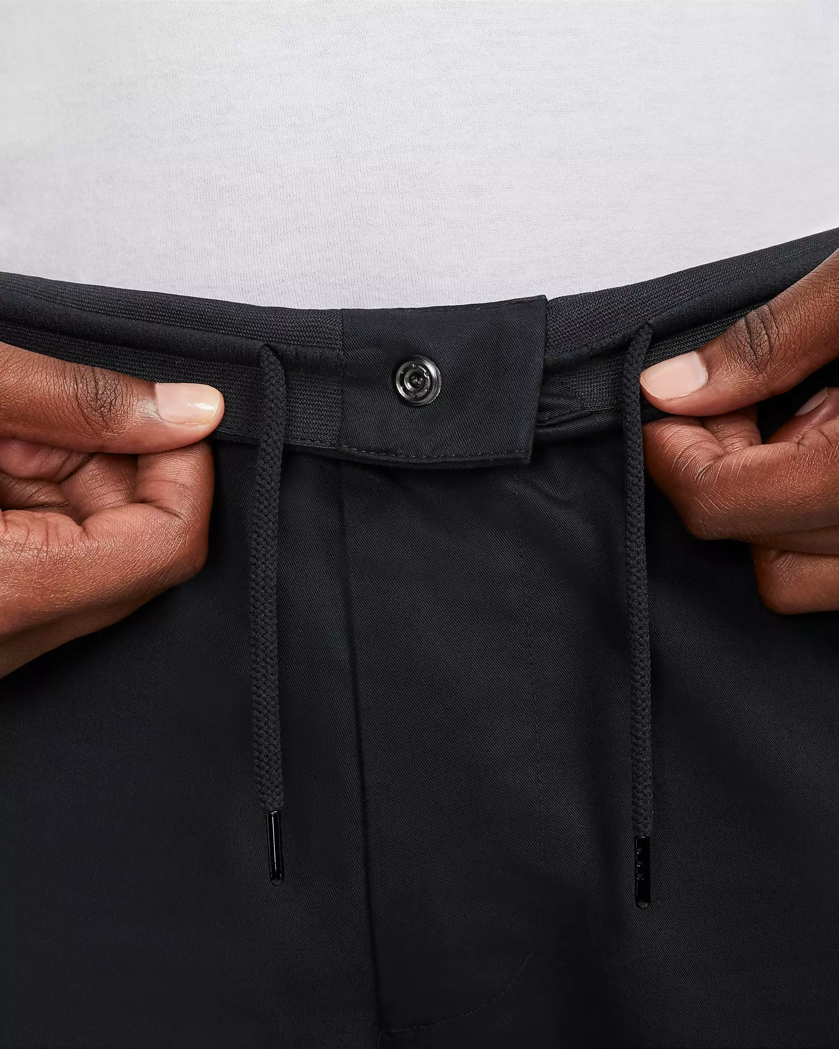 Nike Men's Sportswear Style Essentials Unlined Cropped Pants - BLACK