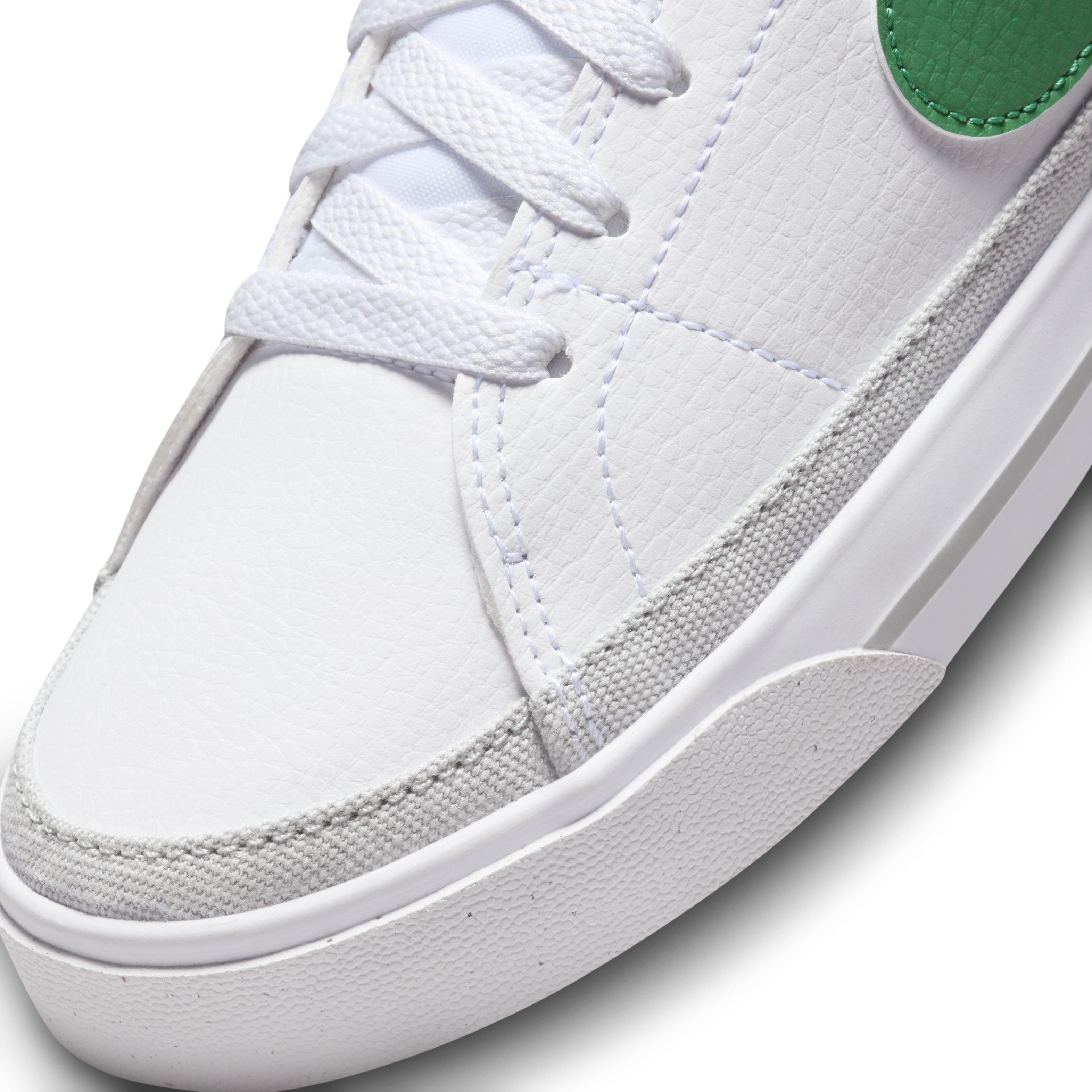 Nike Court Legacy Next Nature "White/Green" Women's Shoe - WHITE/GREEN Thumbnail View 8