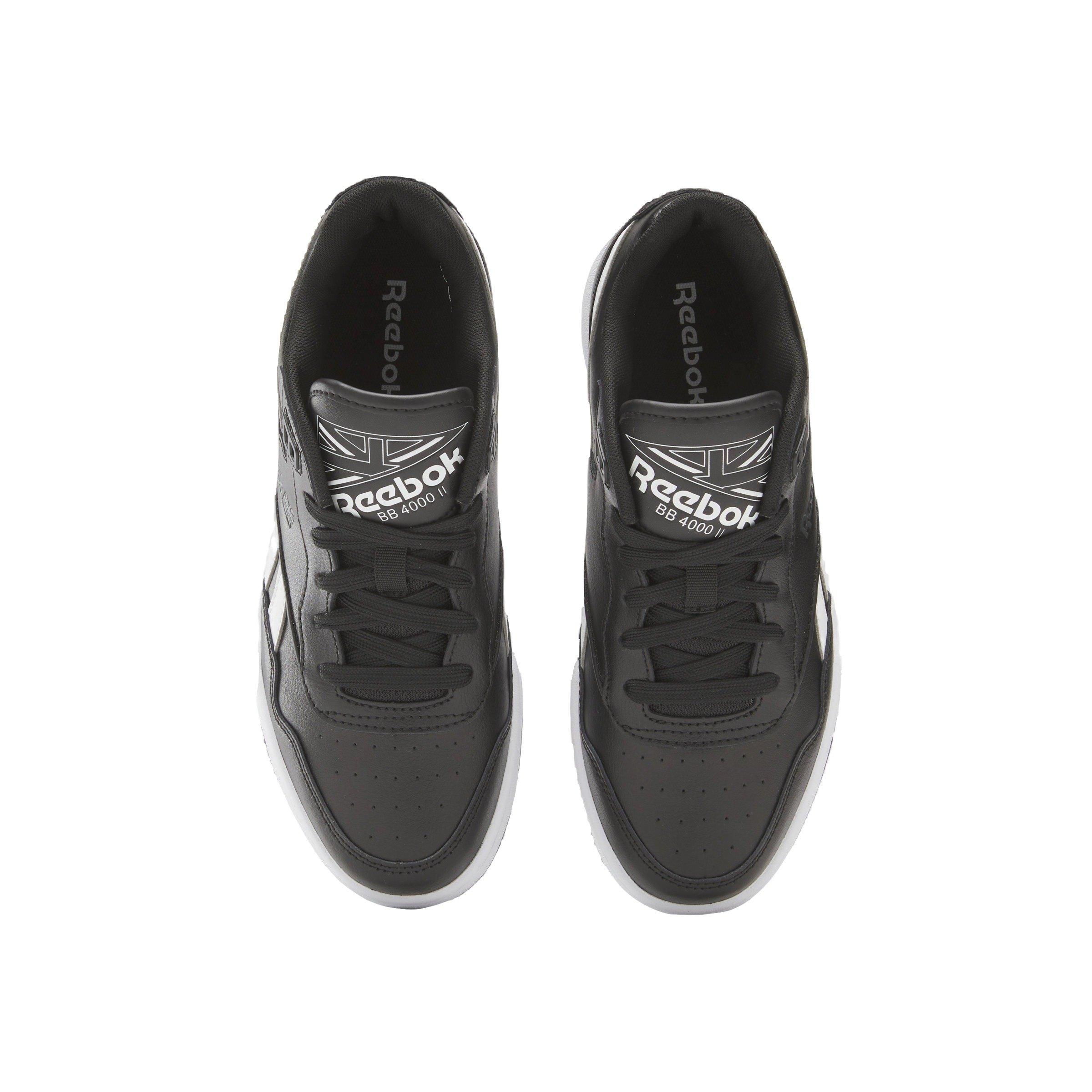 Reebok BB 4000 II Grade School Boys' "Core Black/Ftwr White/Pure Grey 7" Shoe