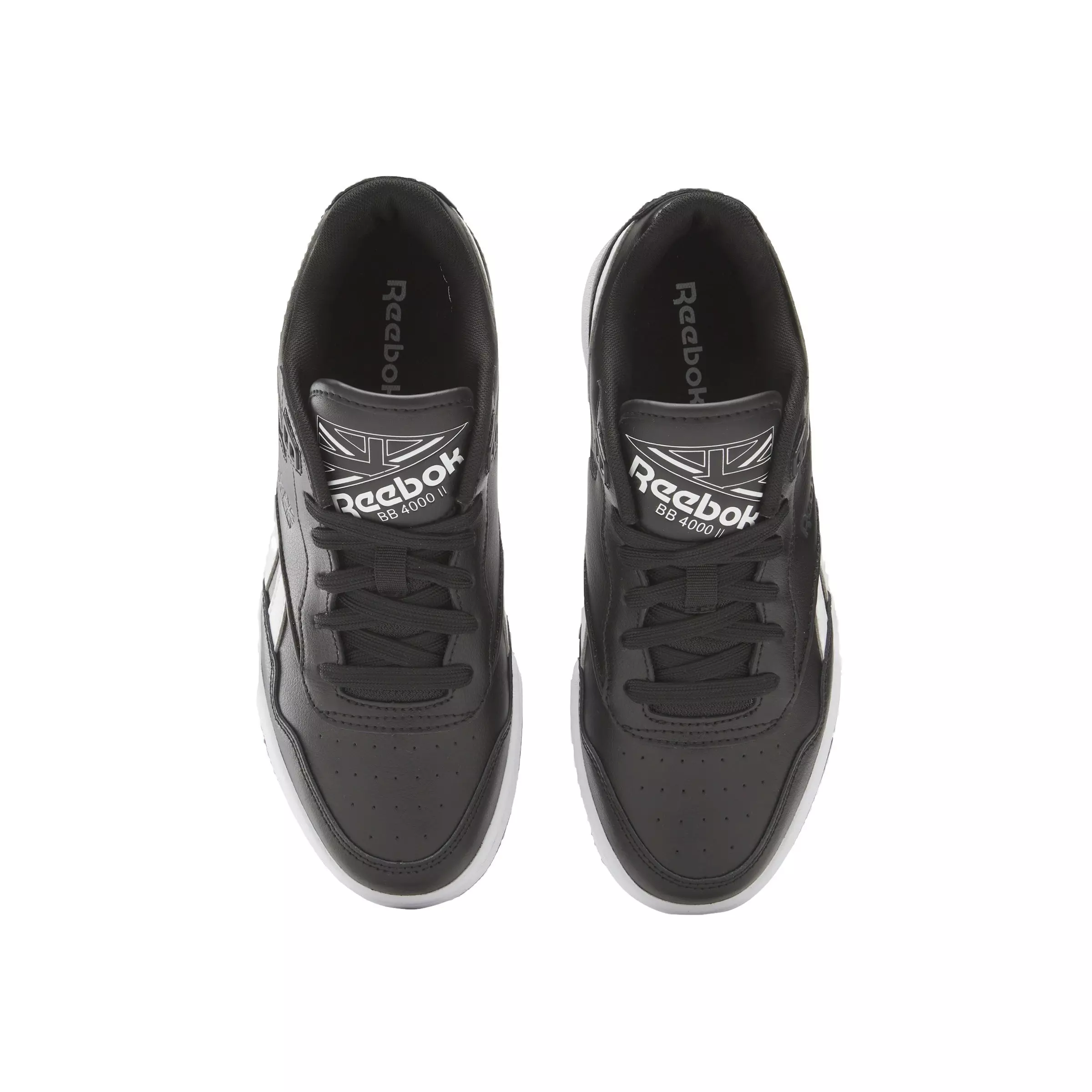 Reebok BB 4000 II "Core Black/Ftwr White/Pure Grey 7" Grade School Boys' Shoe - BLACK/WHITE/GREY