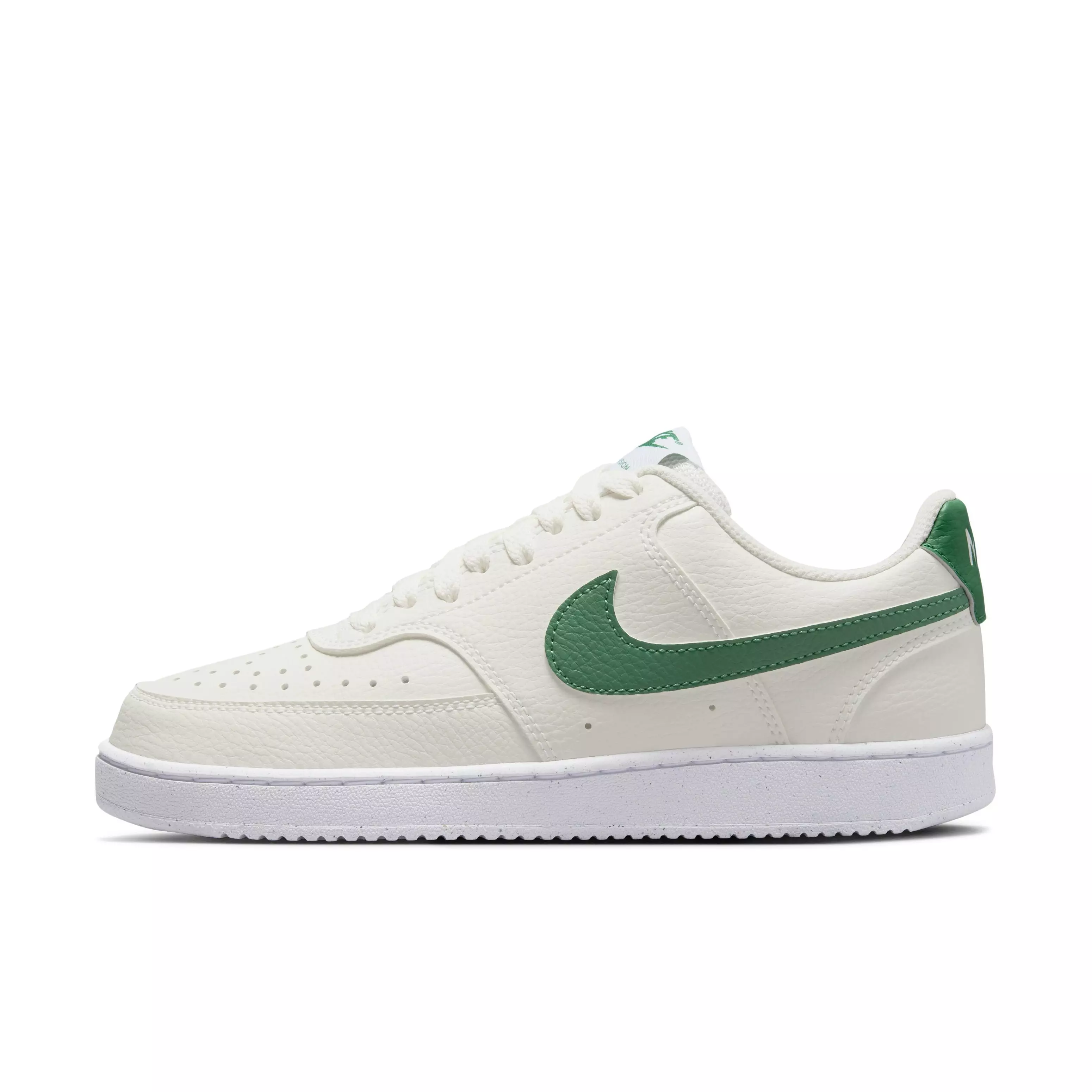 Nike Court Vision Low Next Nature "Sail/White/Malachite" Women's Shoe - SAIL/GREEN