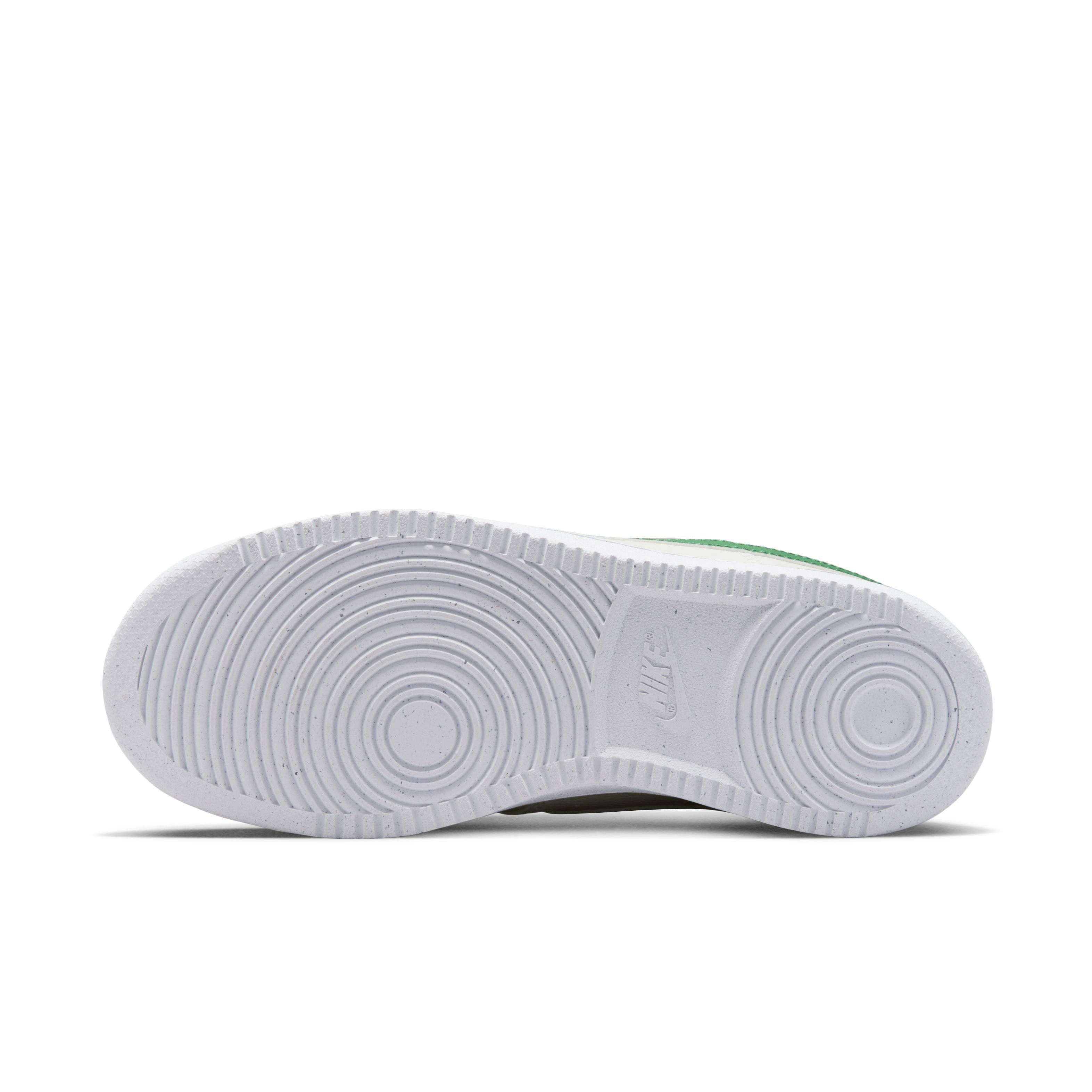 Nike Court Vision Low Next Nature "Sail/White/Malachite" Women's Shoe - SAIL/GREEN Thumbnail View 6
