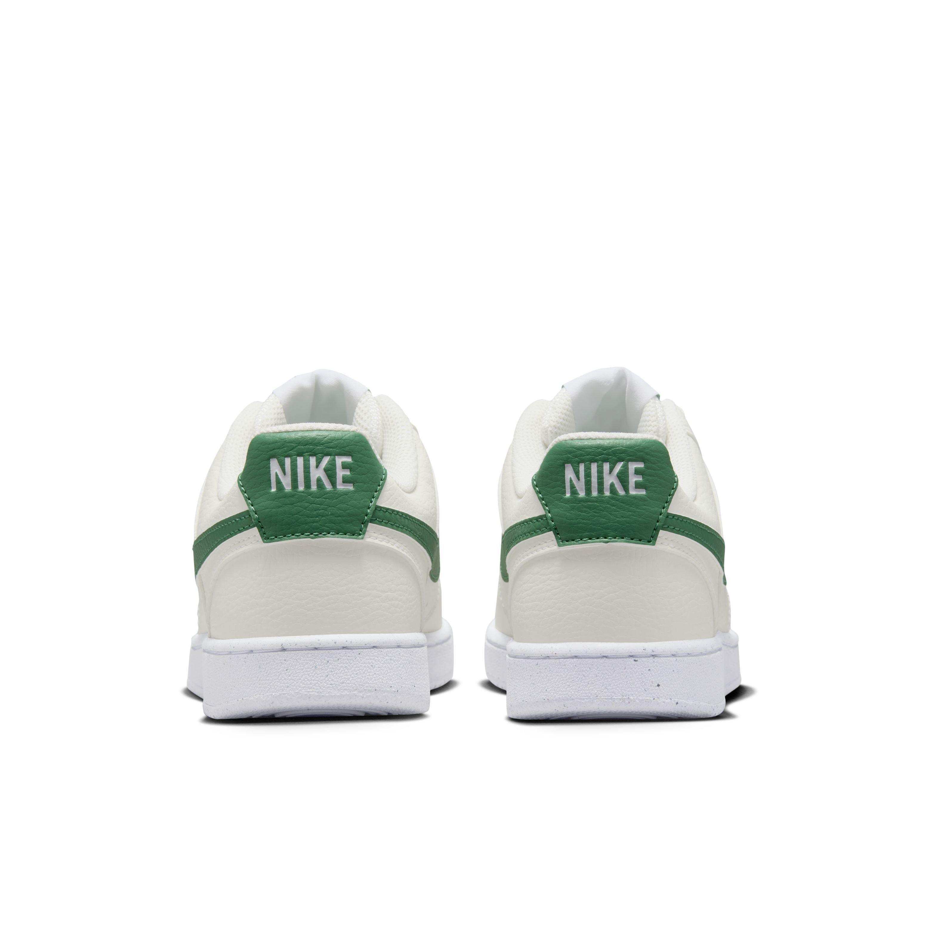 Nike Court Vision Low Next Nature "Sail/White/Malachite" Women's Shoe - SAIL/GREEN Thumbnail View 7