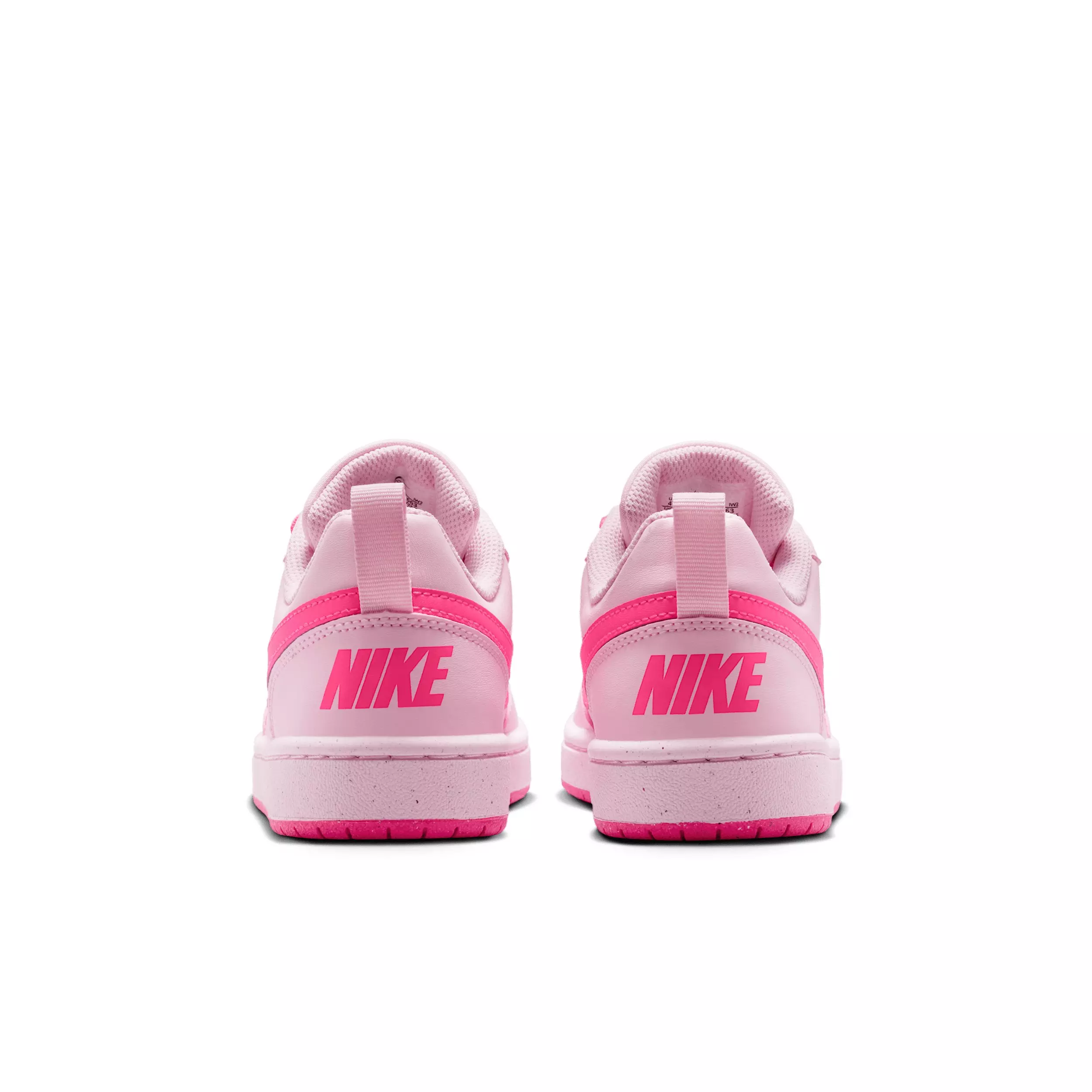 Nike Court Borough Low Recraft "Pink Foam/White/Hyper Pink" Grade School Girls' Shoe - PINK/WHITE/PINK