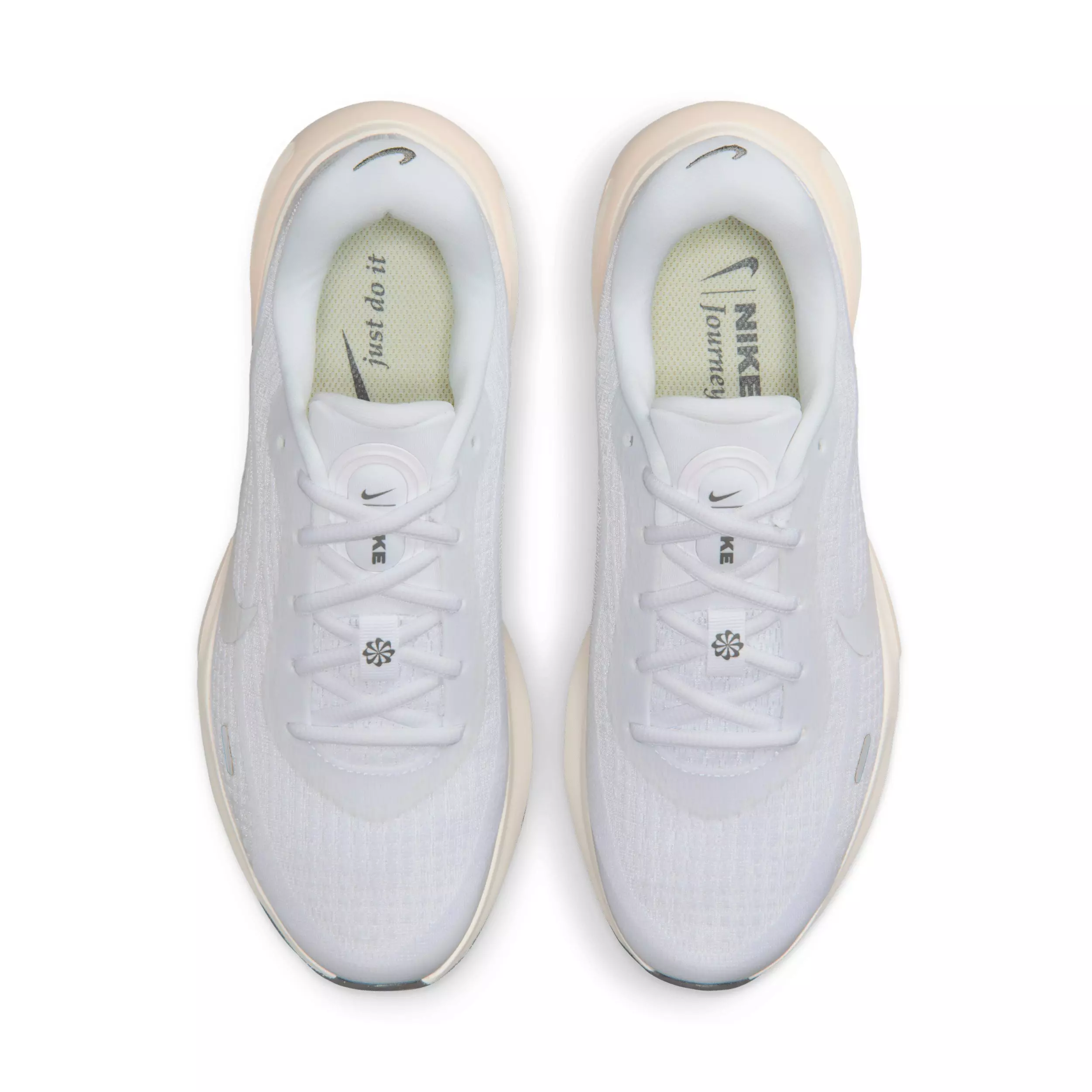 Nike Journey Run "White/Sail/Pencil Point/White" Women's Running Shoe - WHITE/SAIL/PENCIL/WHITE