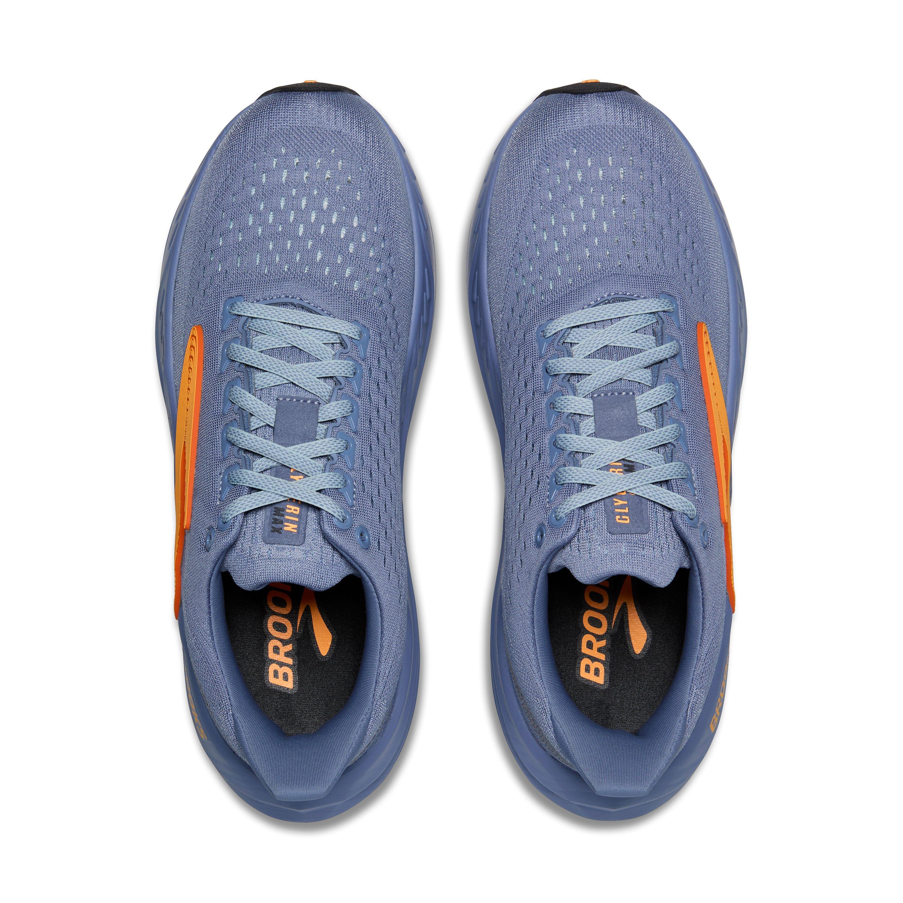 Brooks Glycerin Max "Country Blue/Sky/Orange" Men's Running Shoe - BLUE/SKY/ORANGE Thumbnail View 5