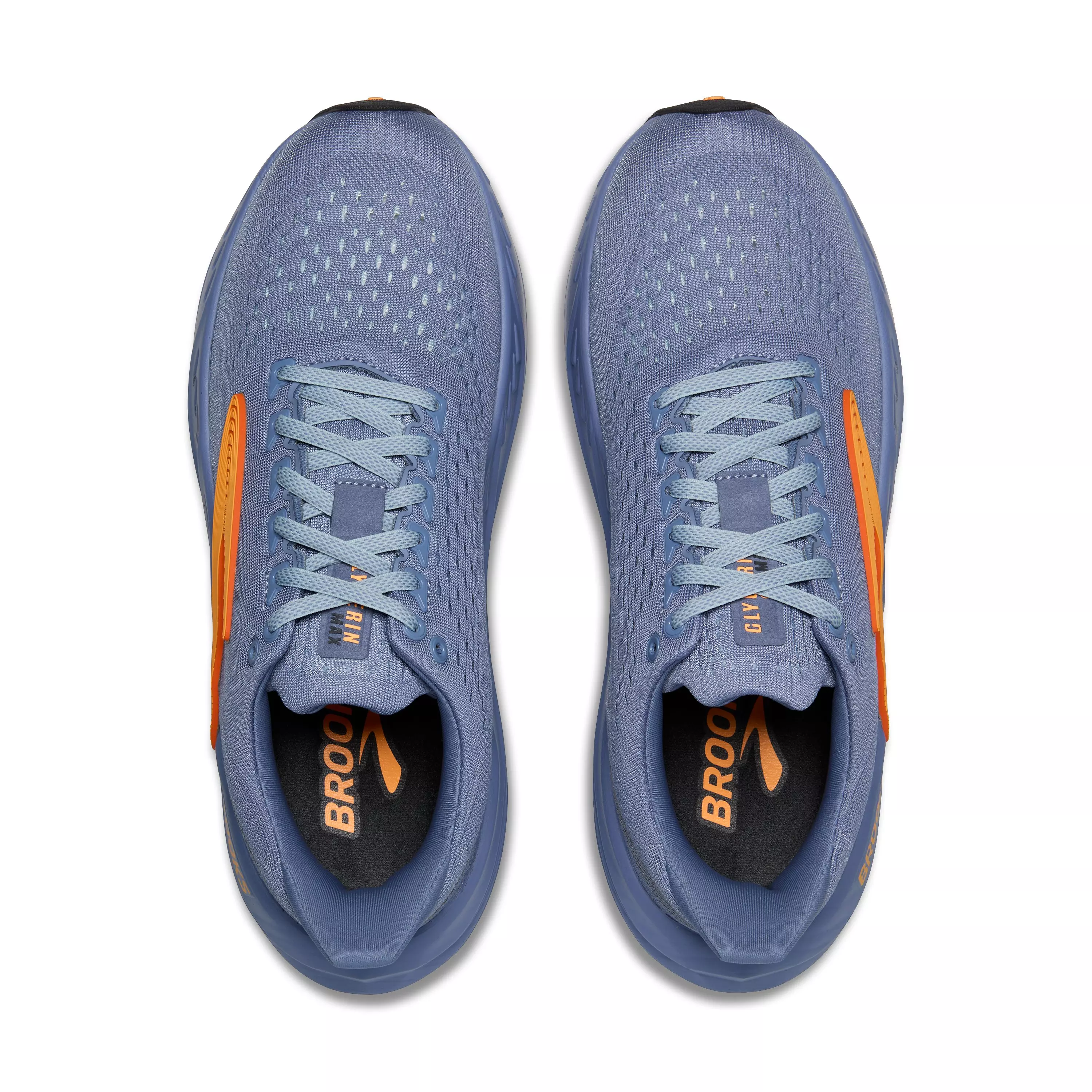 Brooks Glycerin Max "Country Blue/Sky/Orange" Men's Running Shoe - BLUE/SKY/ORANGE