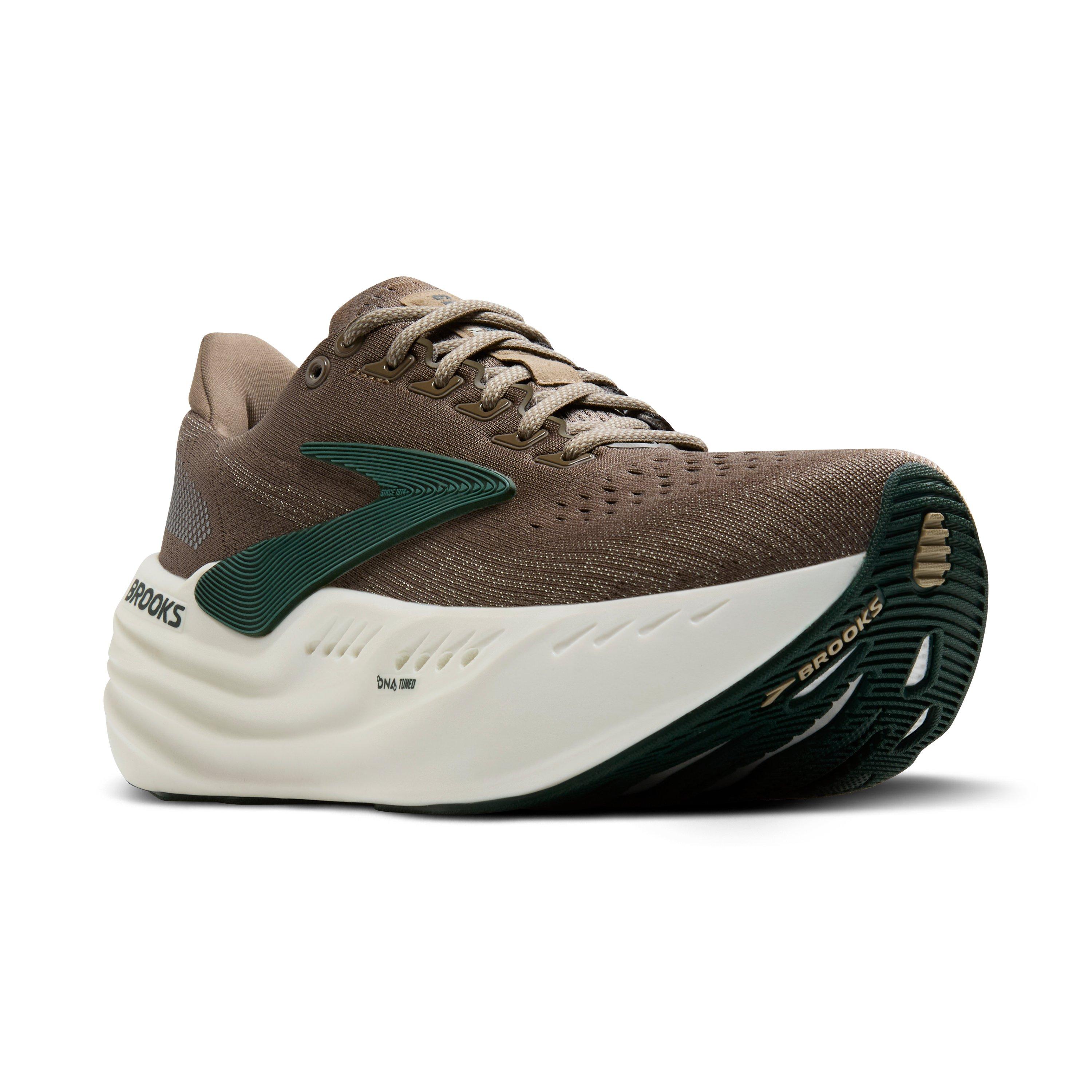 Brooks Glycerin Max "Falcon/Green/London Fog" Men's Running Shoe - FALCON/GREEN/FOG Thumbnail View 4