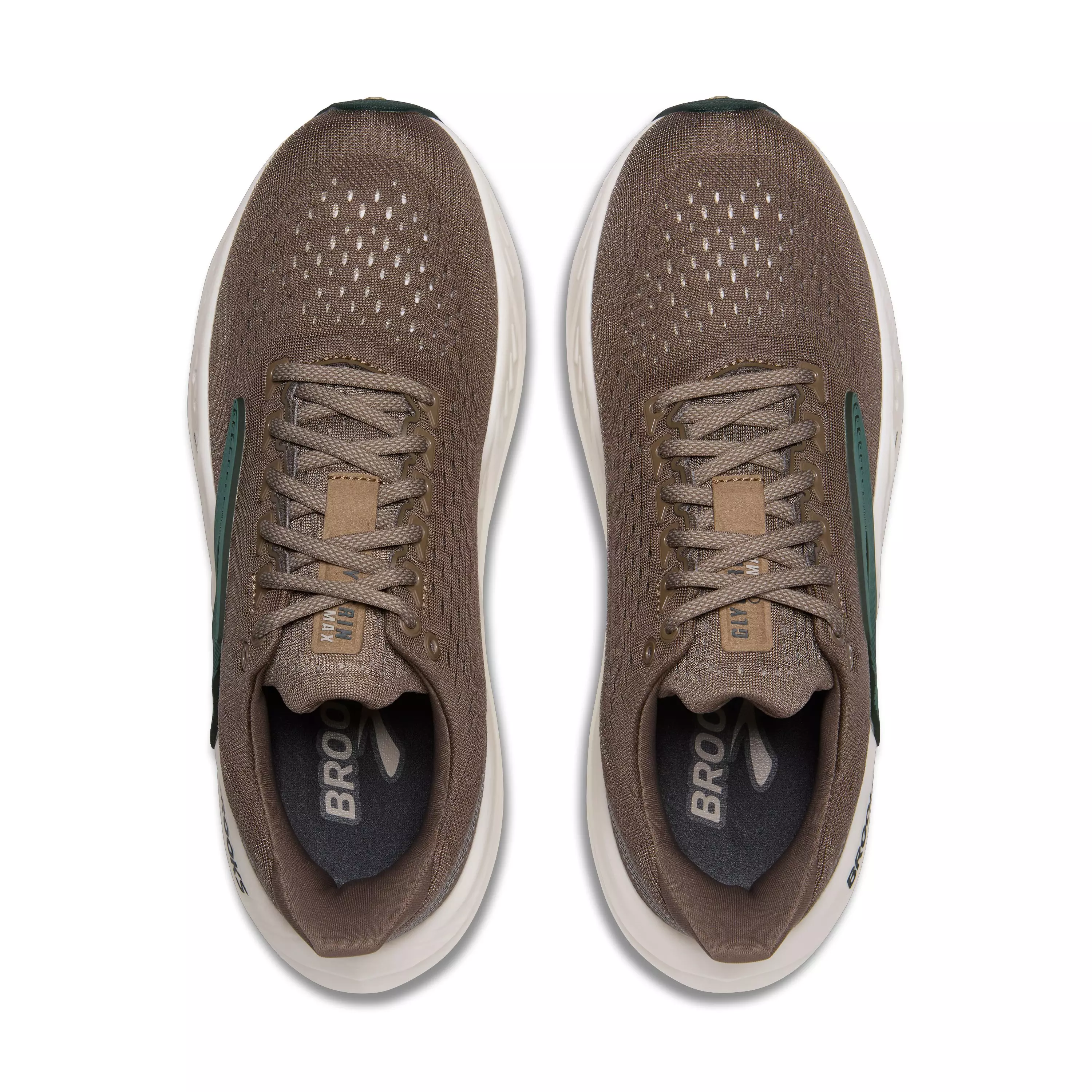 Brooks Glycerin Max "Falcon/Green/London Fog" Men's Running Shoe - FALCON/GREEN/FOG