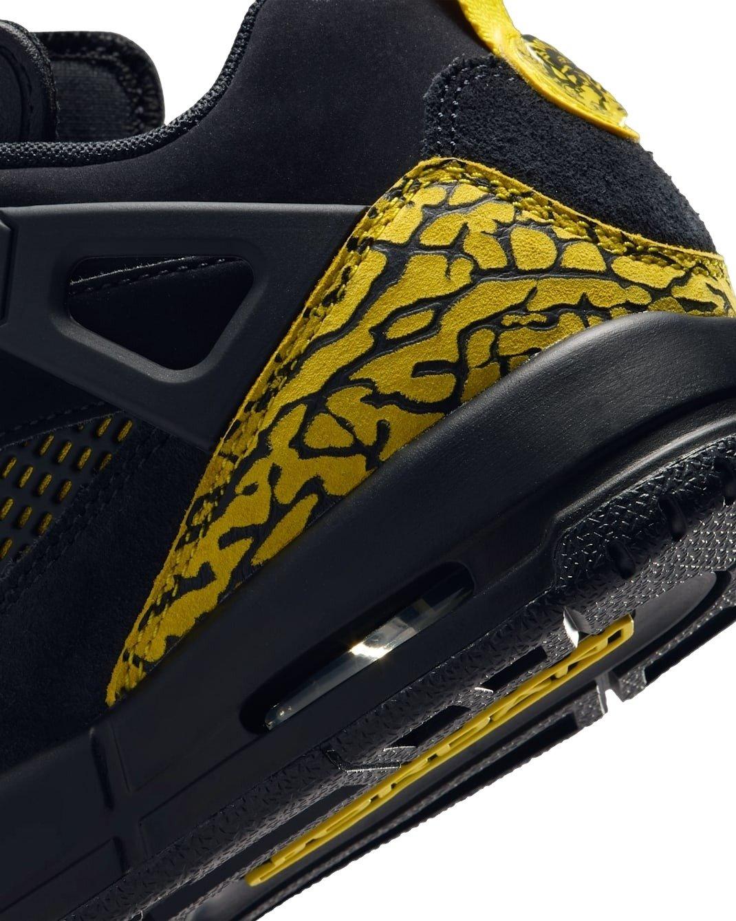 Jordan Spizike Low "Black/Speed Yellow" Grade School Boys' Shoe - BLACK/YELLOW Thumbnail View 7
