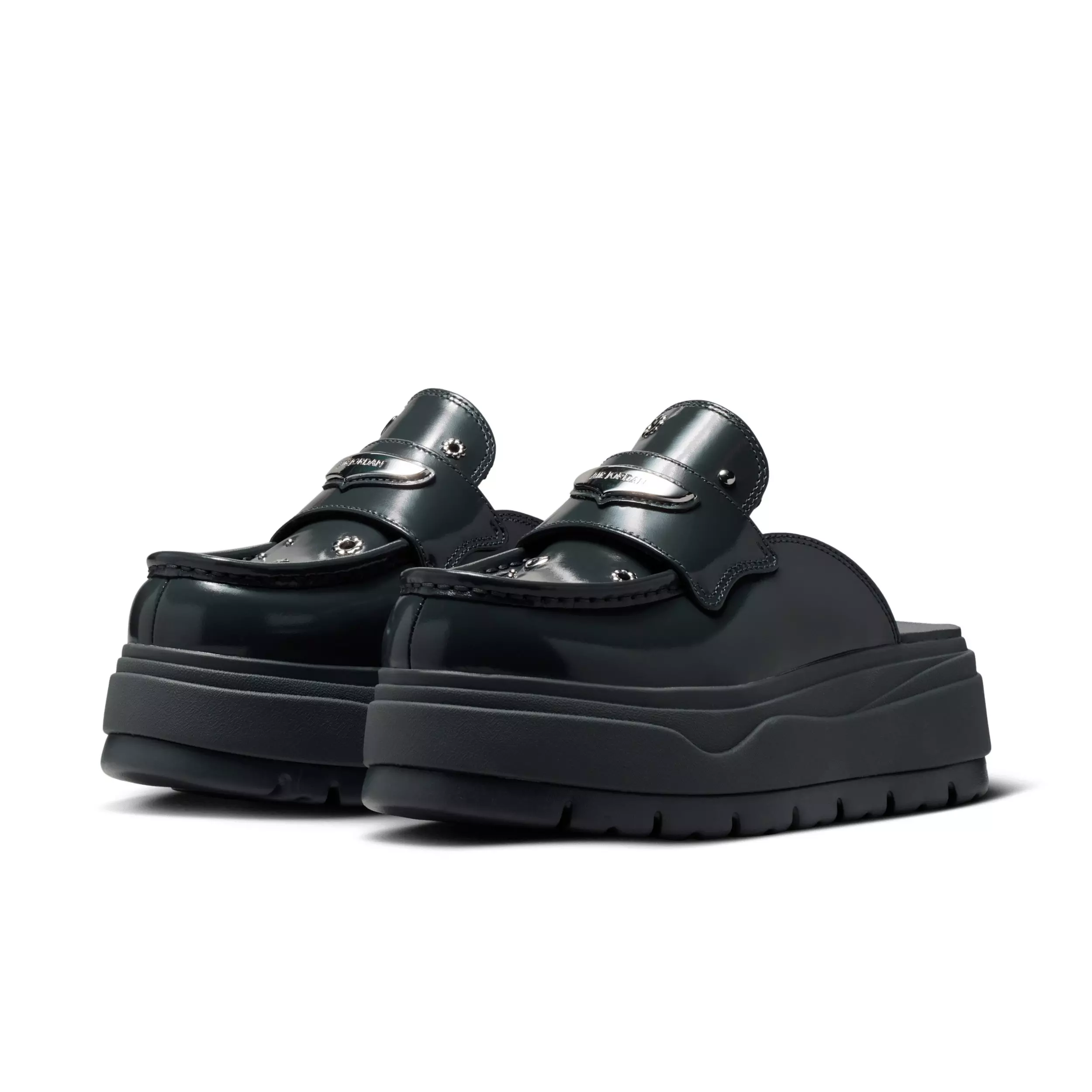 Jordan Air Mule SE "Anthracite/Metallic Silver" Women's Shoe - ANTHRACITE/SILVER