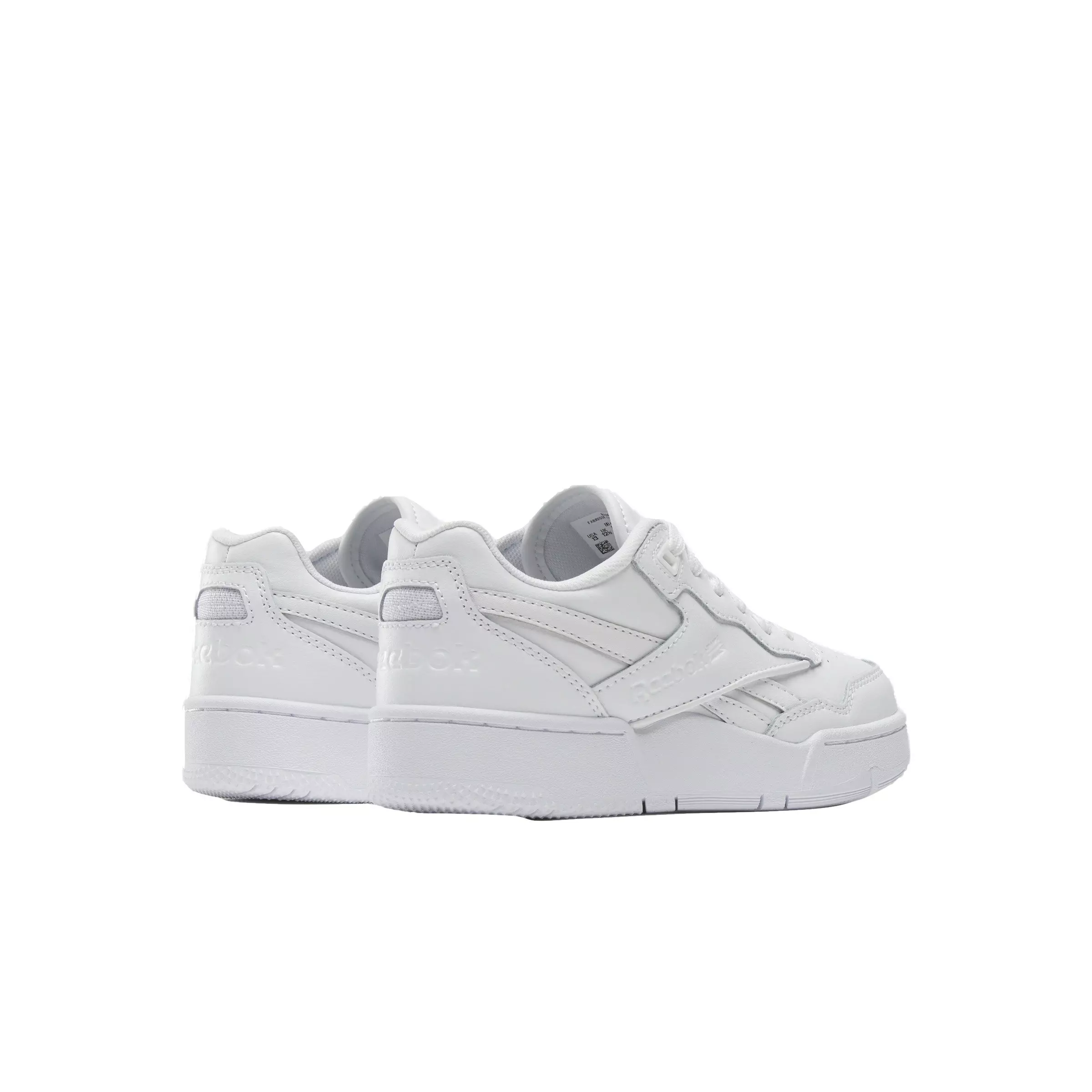 Reebok BB 4000 II "Ftwr White/Pure Grey 3/Ftwr White" Preschool Boys' Shoe - WHITE/GREY/WHITE