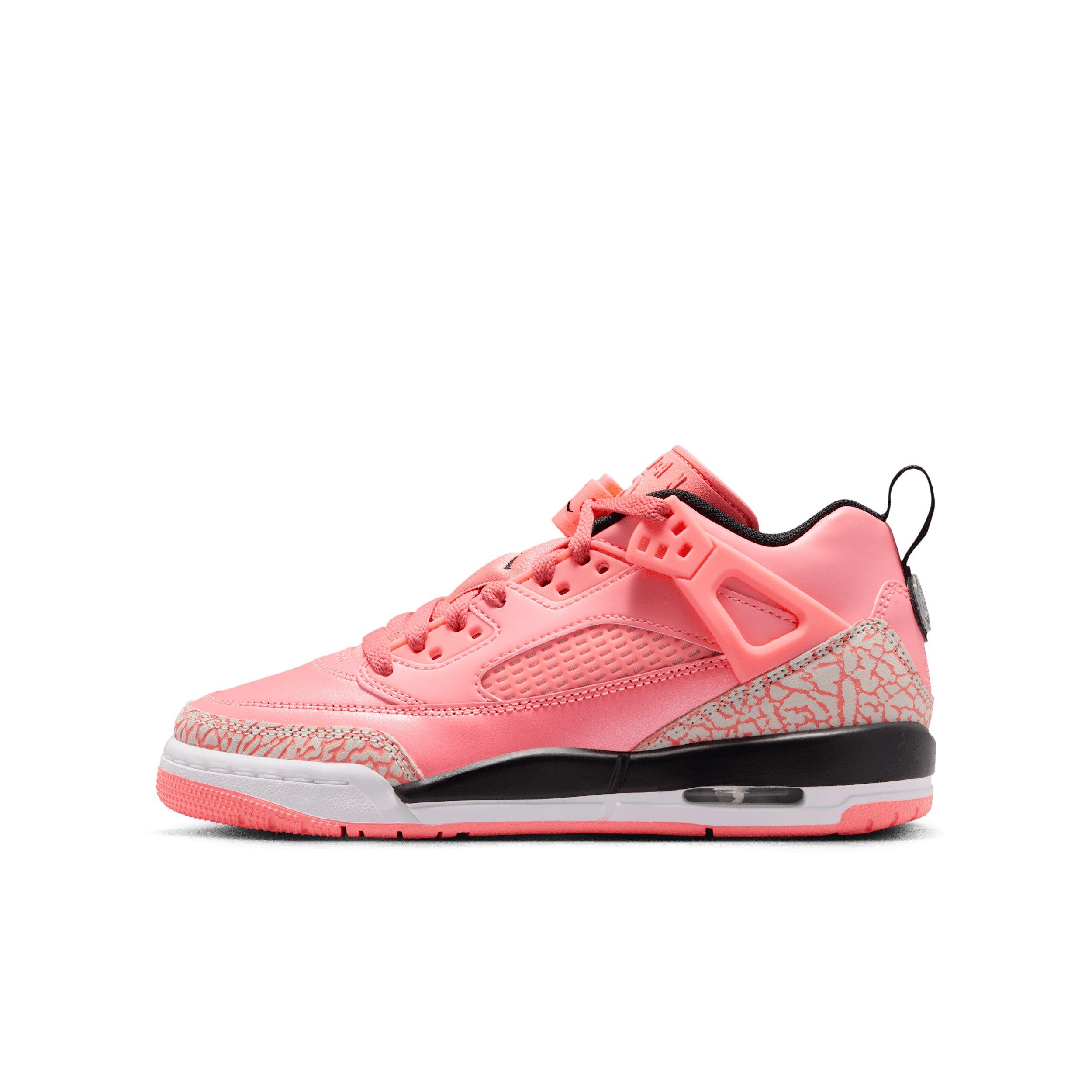 Jordan Spizike Low "Pink Gaze/White/Black/Pink Gaze" Grade School Girls' Shoe - PINK/WHITE/BLACK/PINK Thumbnail View 2