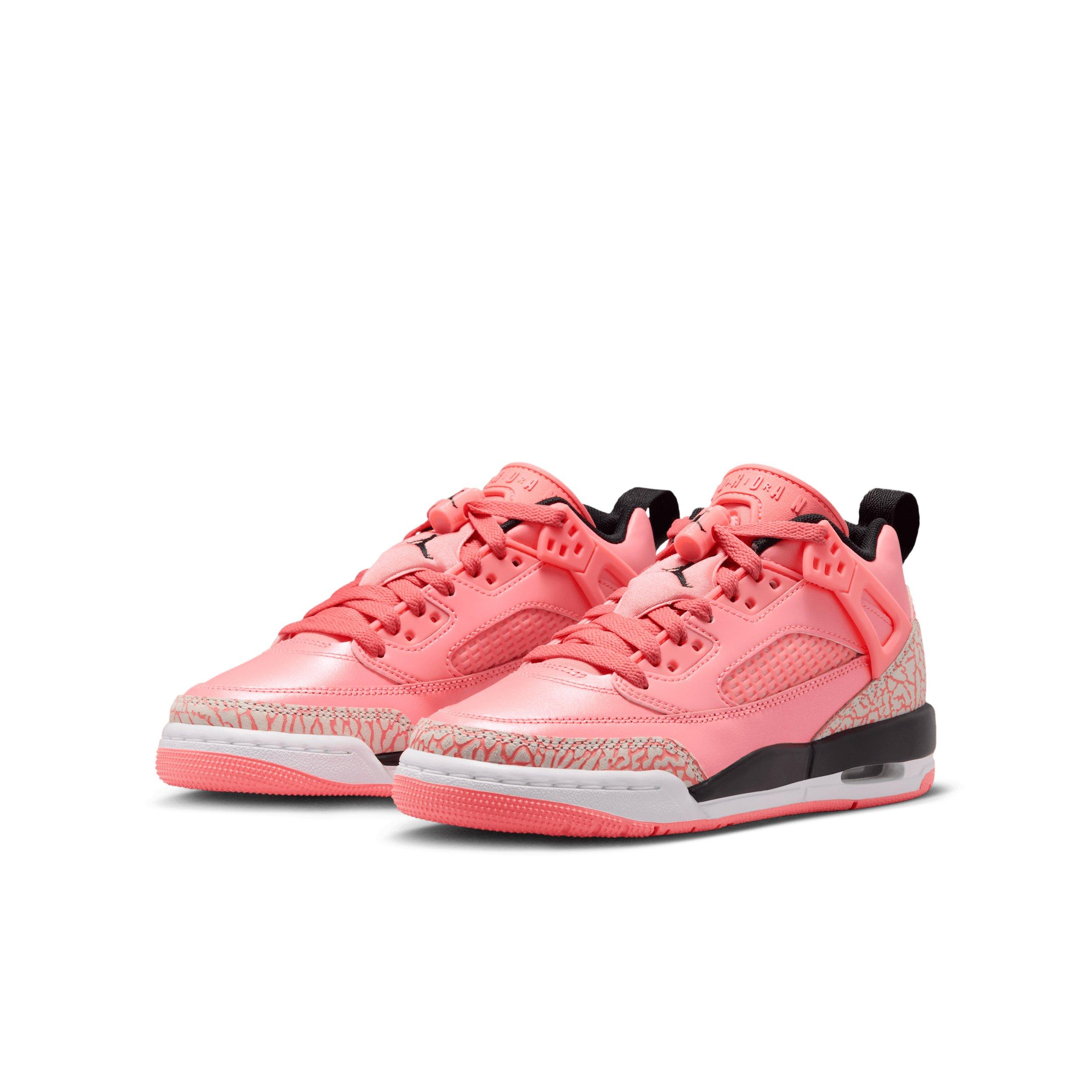 Jordan Spizike Low "Pink Gaze/White/Black/Pink Gaze" Grade School Girls' Shoe - PINK/WHITE/BLACK/PINK Thumbnail View 3