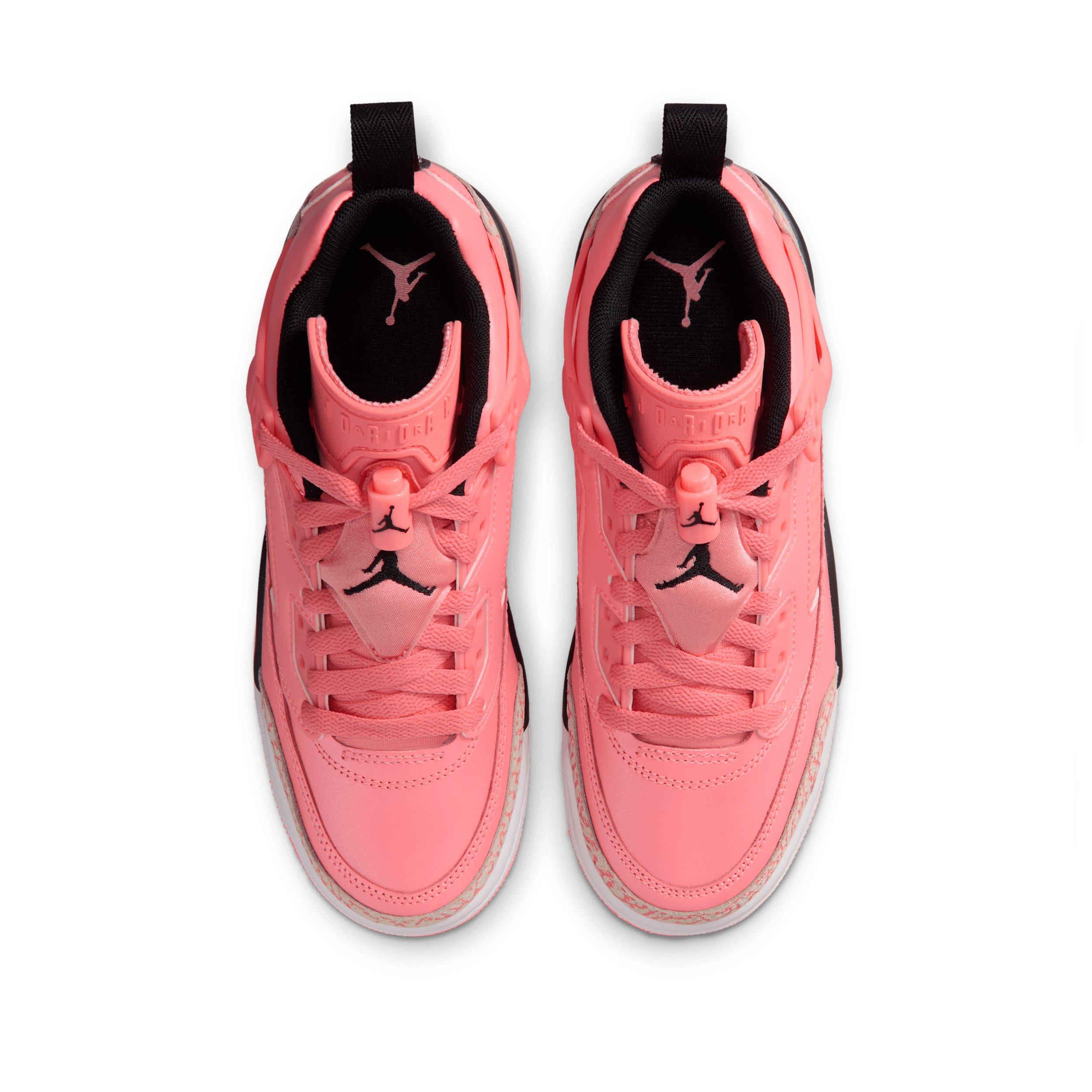 Jordan Spizike Low "Pink Gaze/White/Black/Pink Gaze" Grade School Girls' Shoe - PINK/WHITE/BLACK/PINK Thumbnail View 4