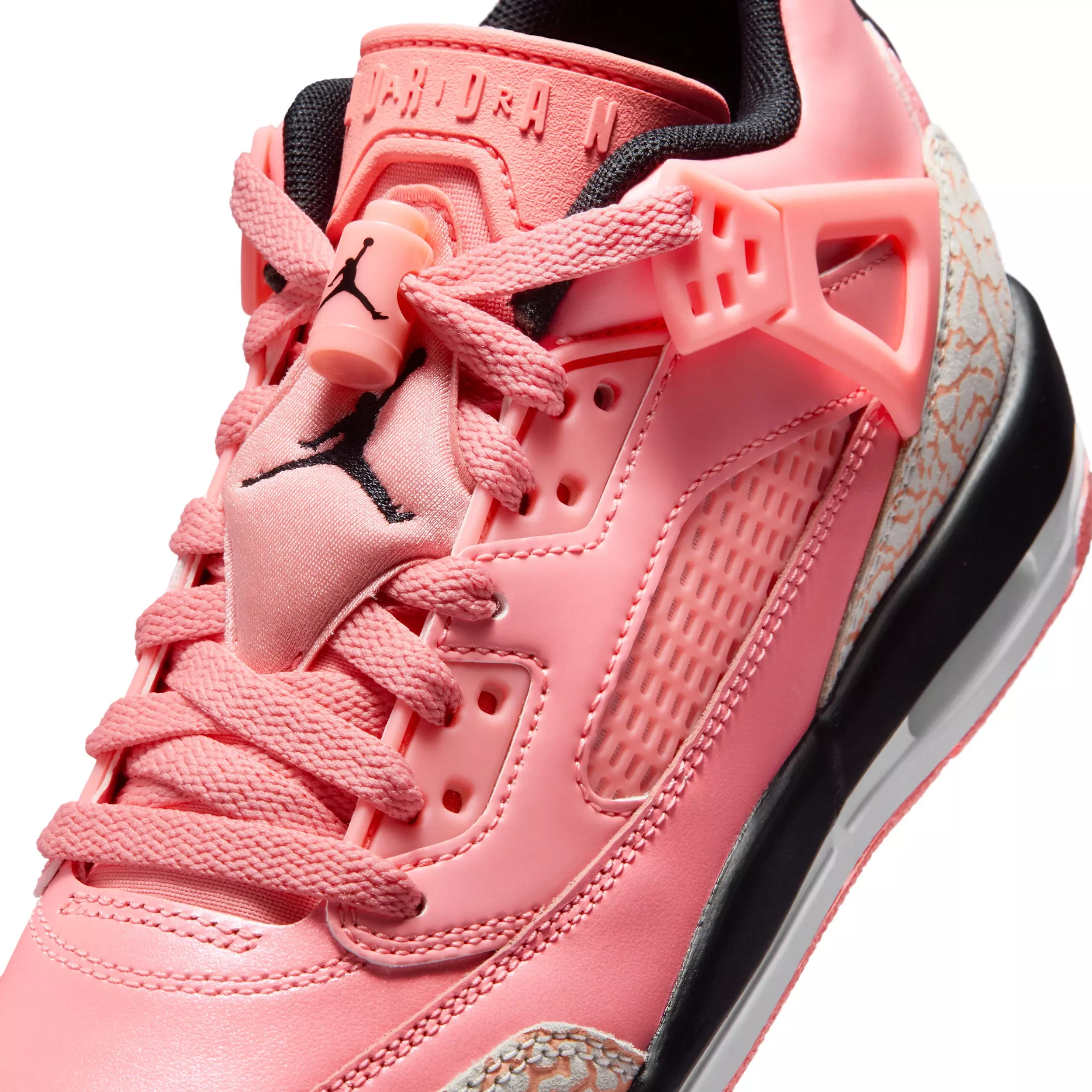 Jordan Spizike Low "Pink Gaze/White/Black/Pink Gaze" Grade School Girls' Shoe - PINK/WHITE/BLACK/PINK