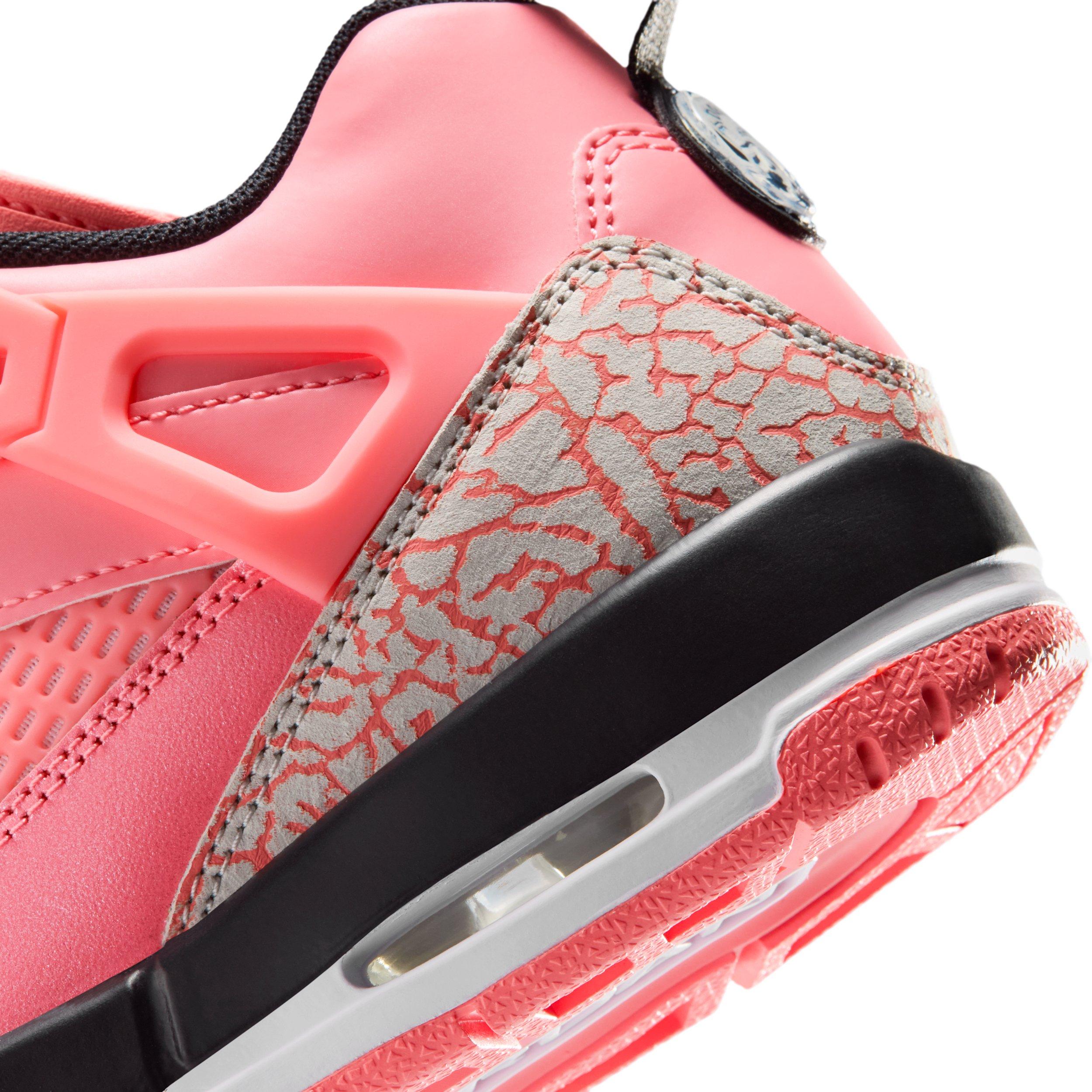 Jordan Spizike Low "Pink Gaze/White/Black/Pink Gaze" Grade School Girls' Shoe - PINK/WHITE/BLACK/PINK Thumbnail View 8