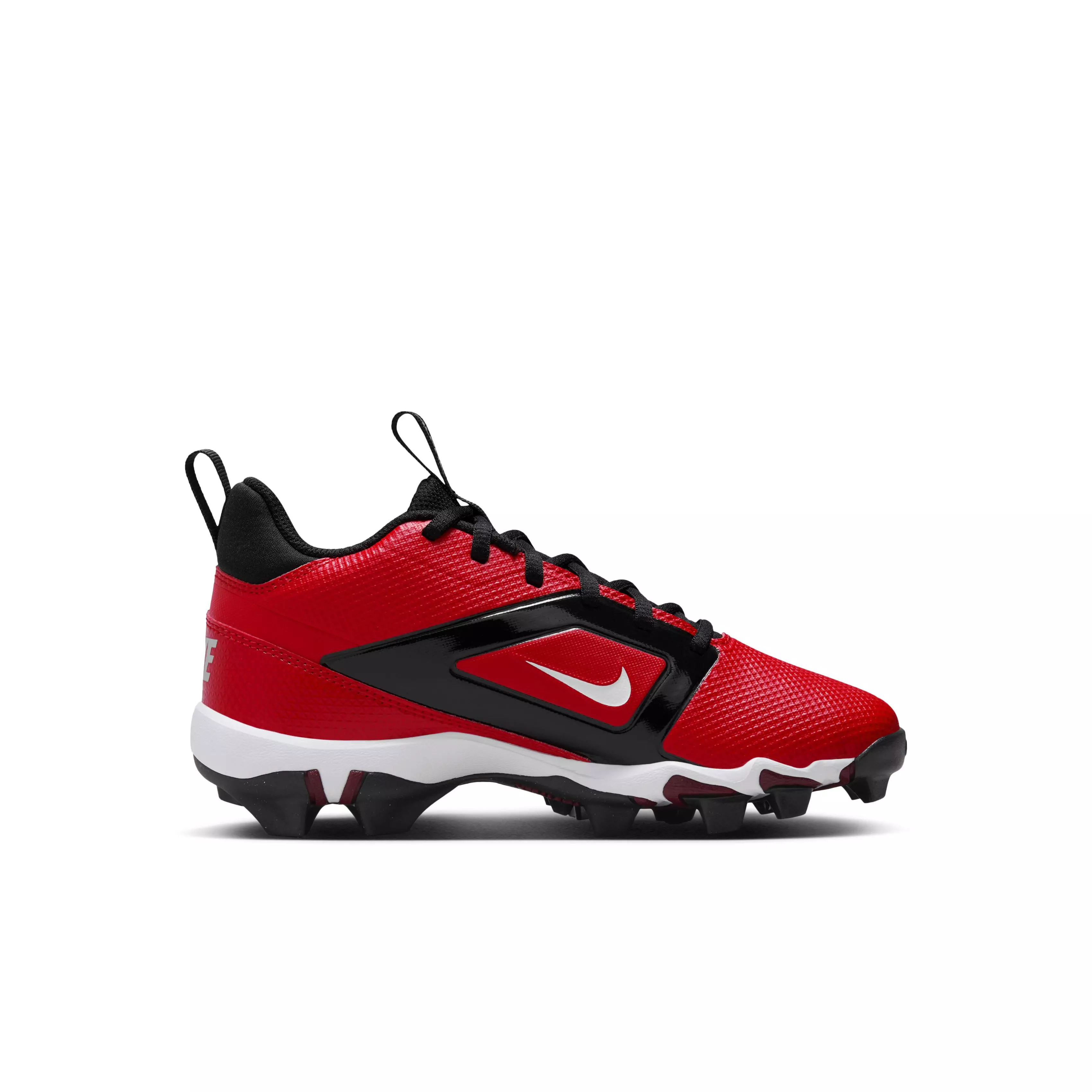 Nike Alpha Menace 4 Shark "University Red/Silver/Team Red/White" Preschool Boys' Football Cleat - RED/SILVER/RED/WHITE