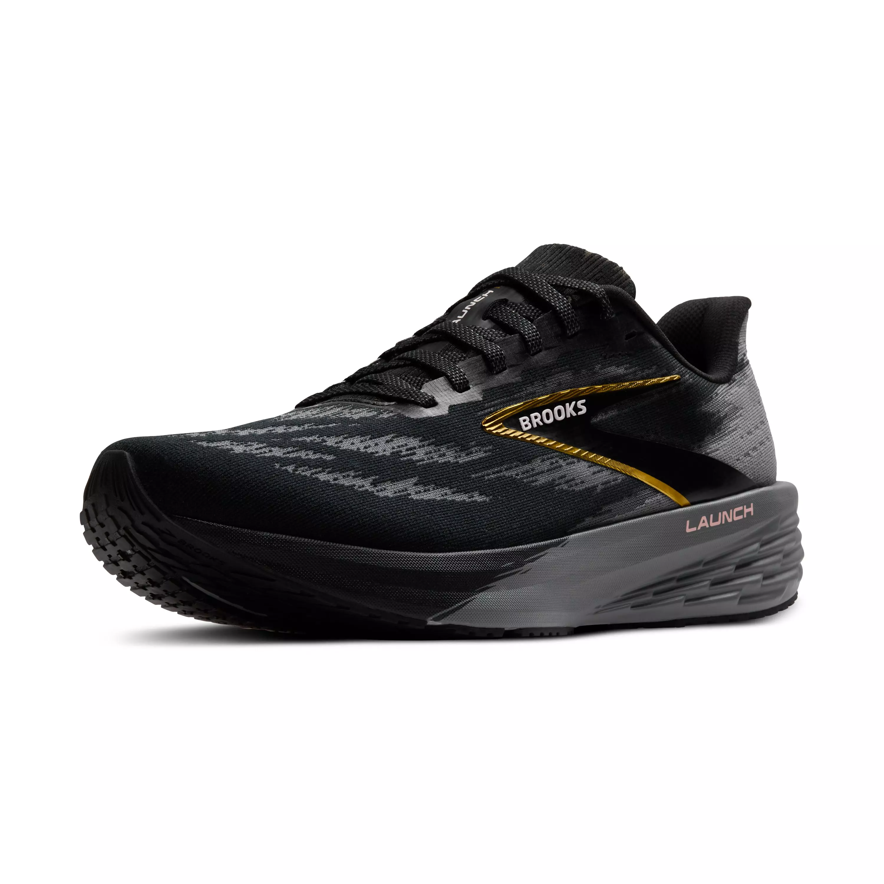 Brooks Launch 11 "Black/Grey/Gold" Men's Running Shoe - BLACK/GREY/GOLD