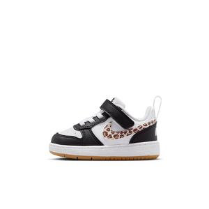 Nike Court Borough Low "Black/White/Gum Medium Brown/White" Infant Boys' Shoe