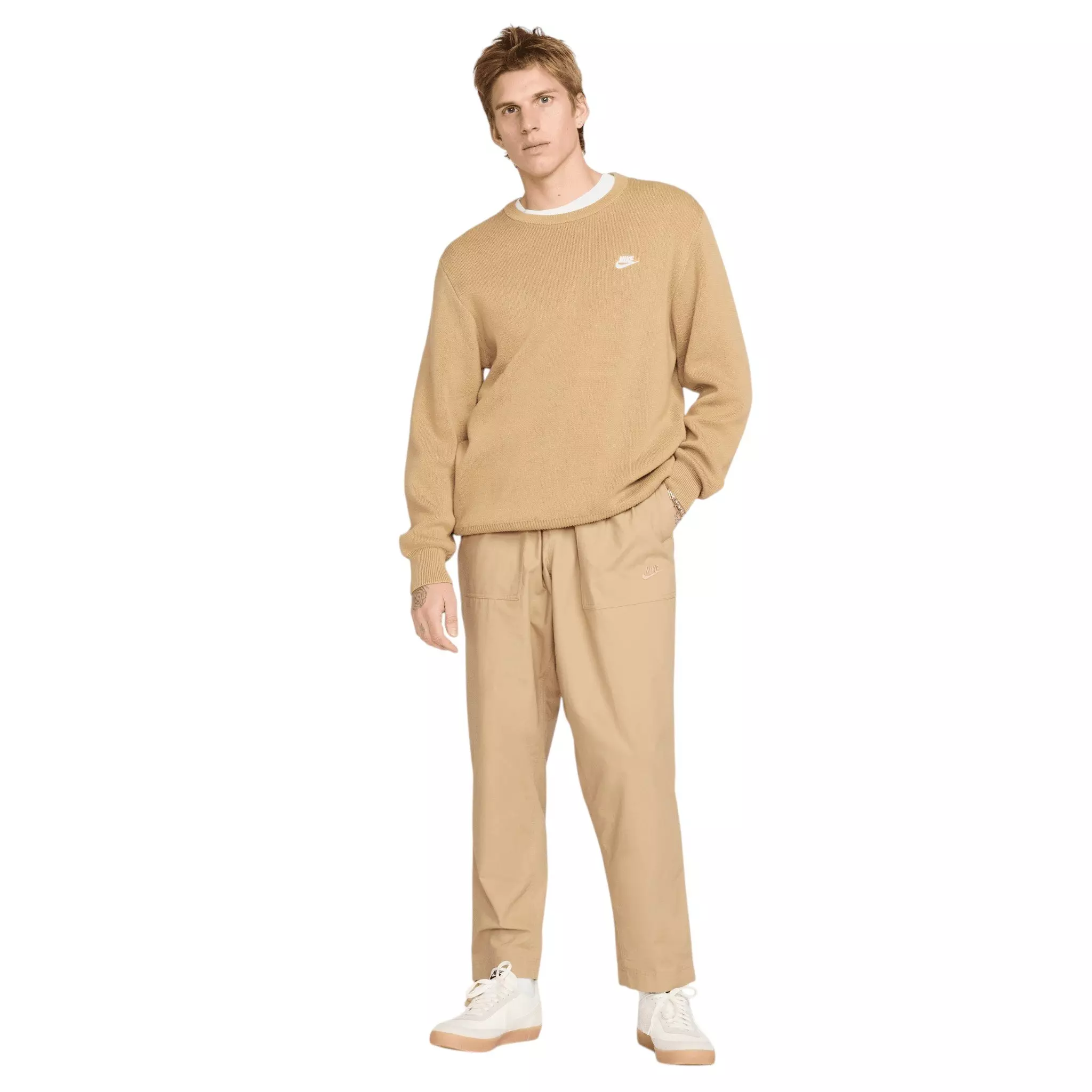 Nike Men's Club Barcelona Pants - Beige - BEIGE