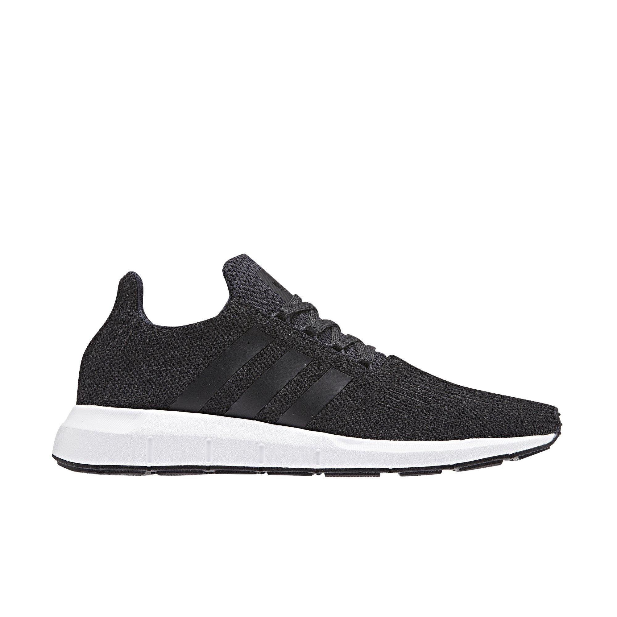 adidas swift run gray & black mens shoes