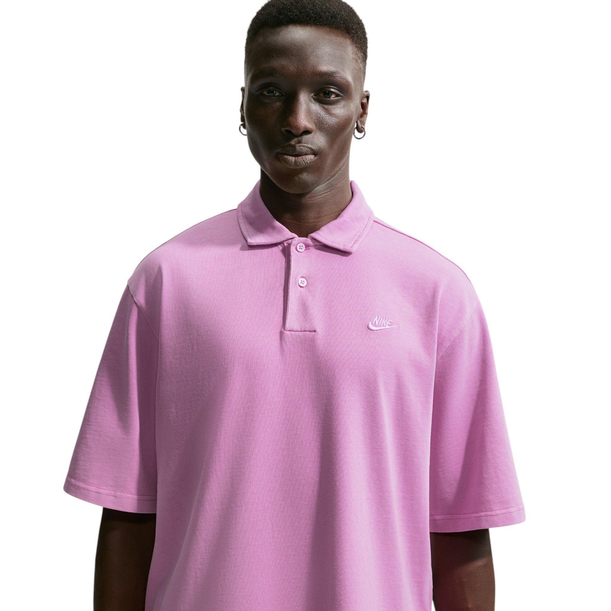 Nike Men's Sportswear Club Jersey Polo - Light Purple - LIGHT PURPLE