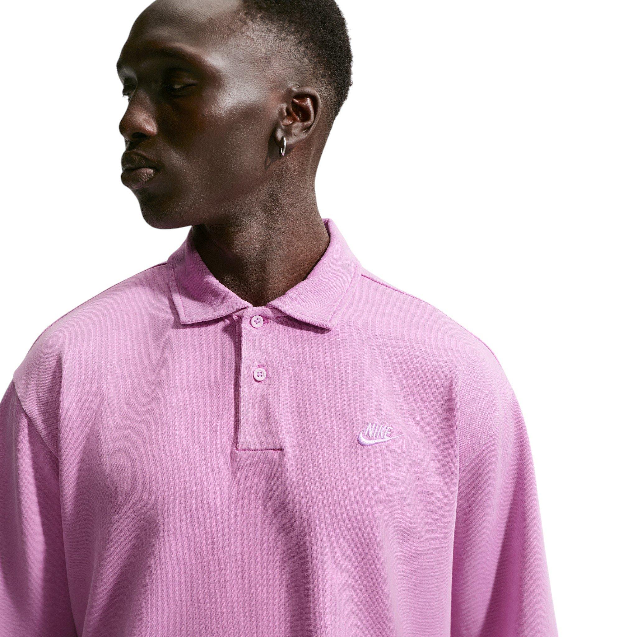Nike Men's Sportswear Club Jersey Polo - Light Purple - LIGHT PURPLE