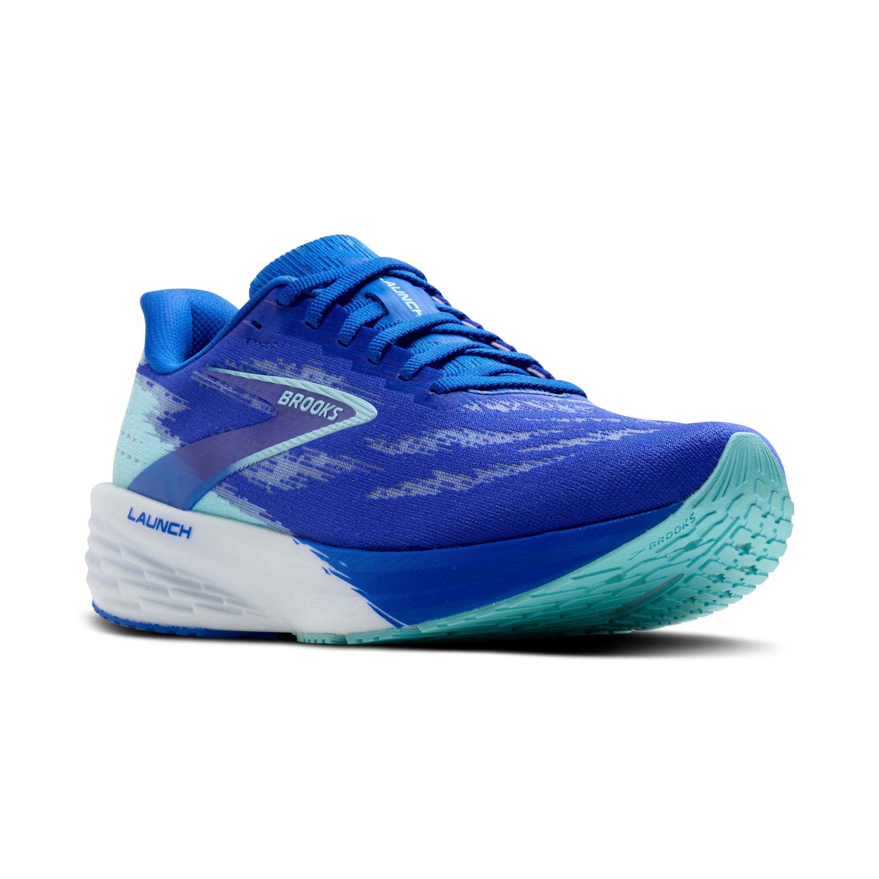 Brooks Launch 11 "Cobalt/Limpet Shell" Men's Running Shoe - COBALT/LIMPET SHELL Thumbnail View 4