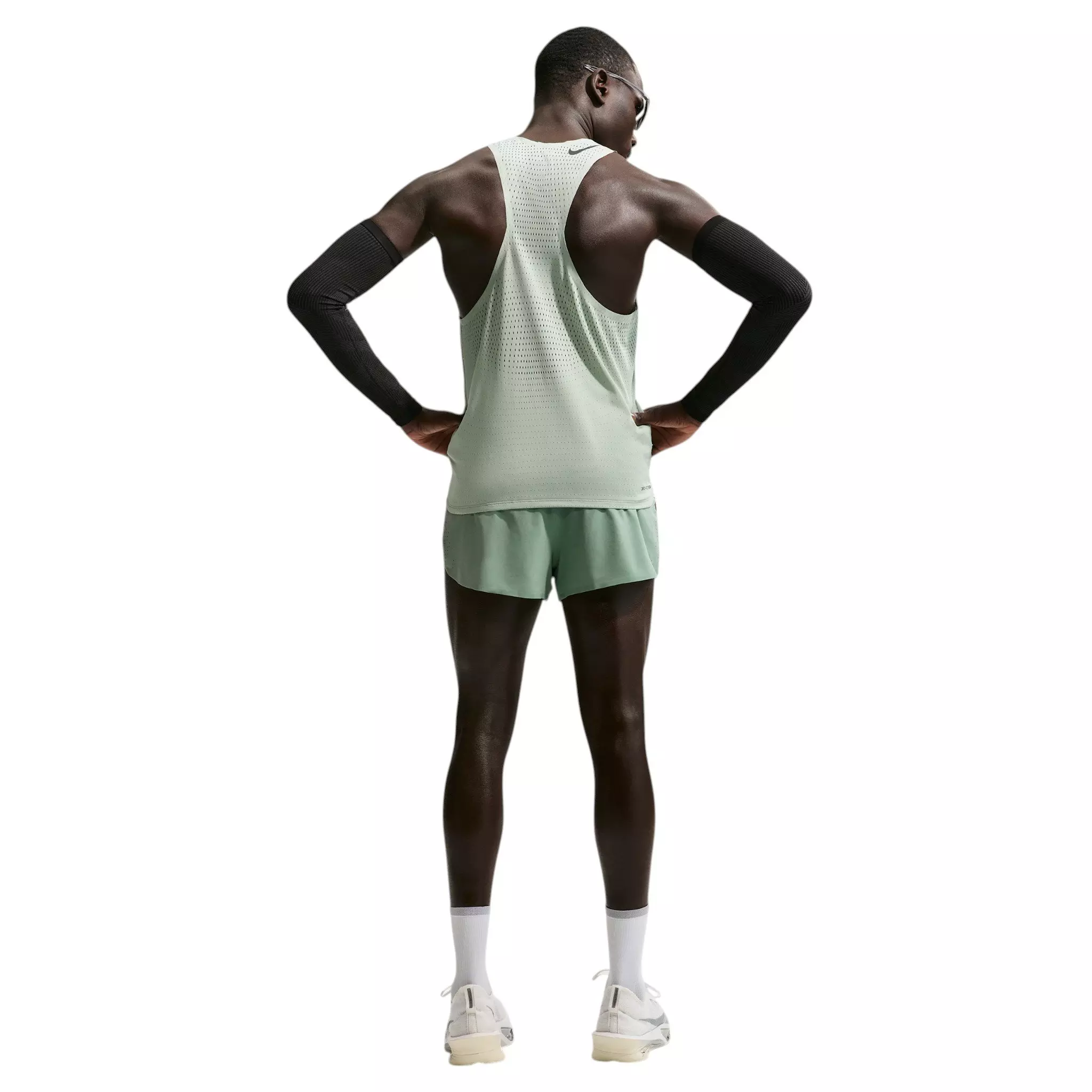 Nike Men's AeroSwift Dri-FIT ADV 2" Brief-Lined Running Shorts - Green - GREEN