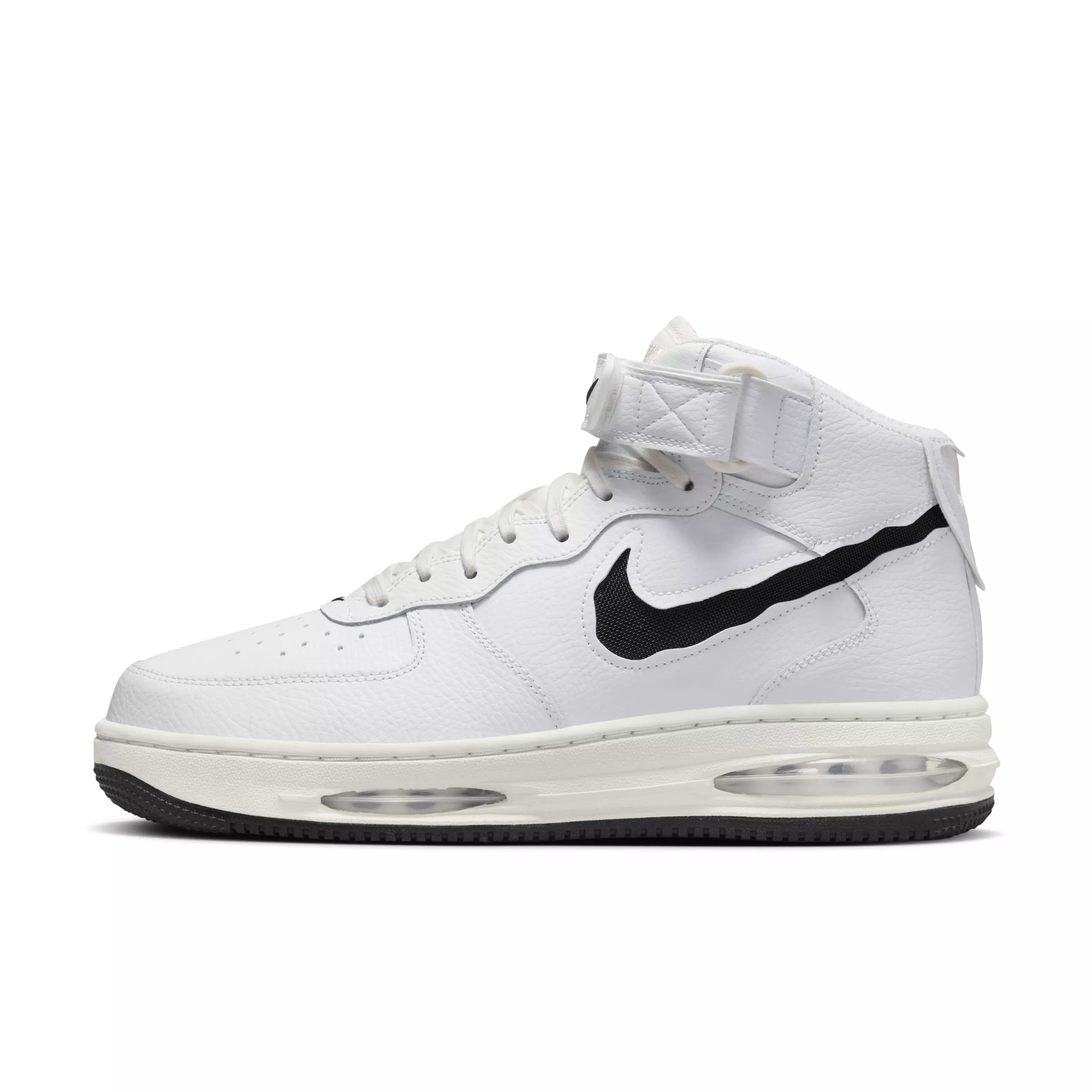 Nike Air Force 1 Mid Evo "Summit White/Sail/Black" Men's Shoe - WHITE/BLACK
