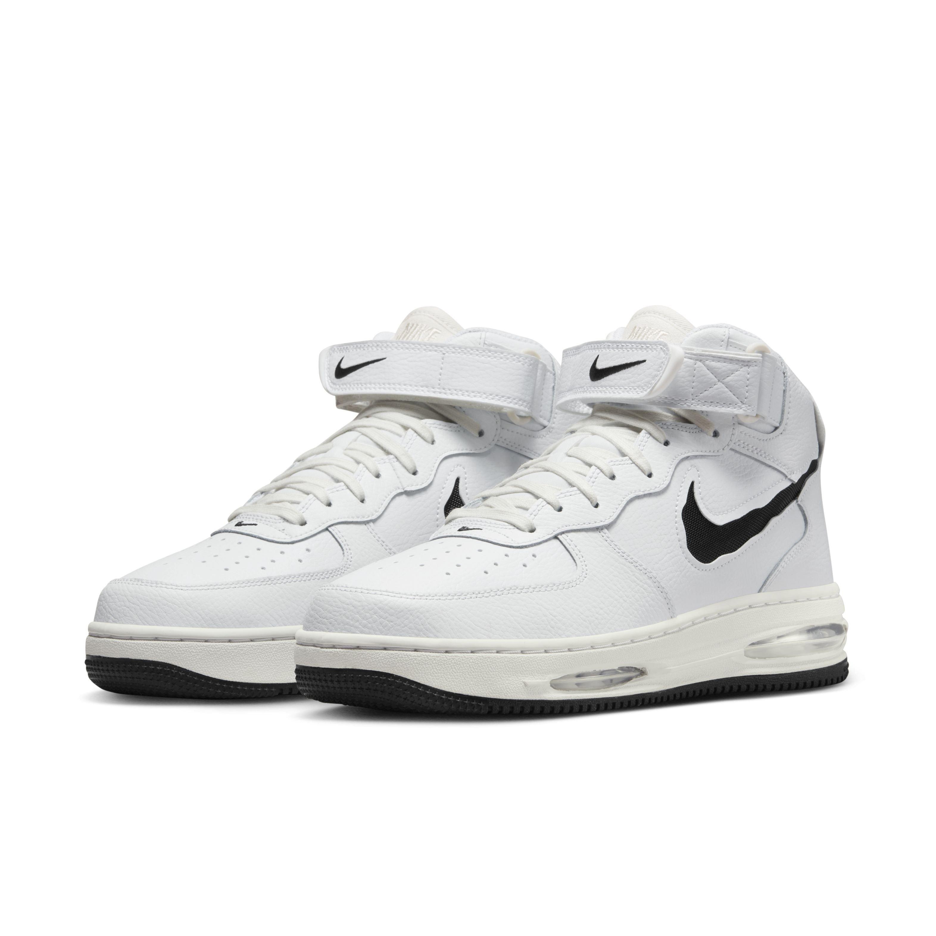 Nike Air Force 1 Mid Evo "Summit White/Sail/Black" Men's Shoe - WHITE/BLACK Thumbnail View 3