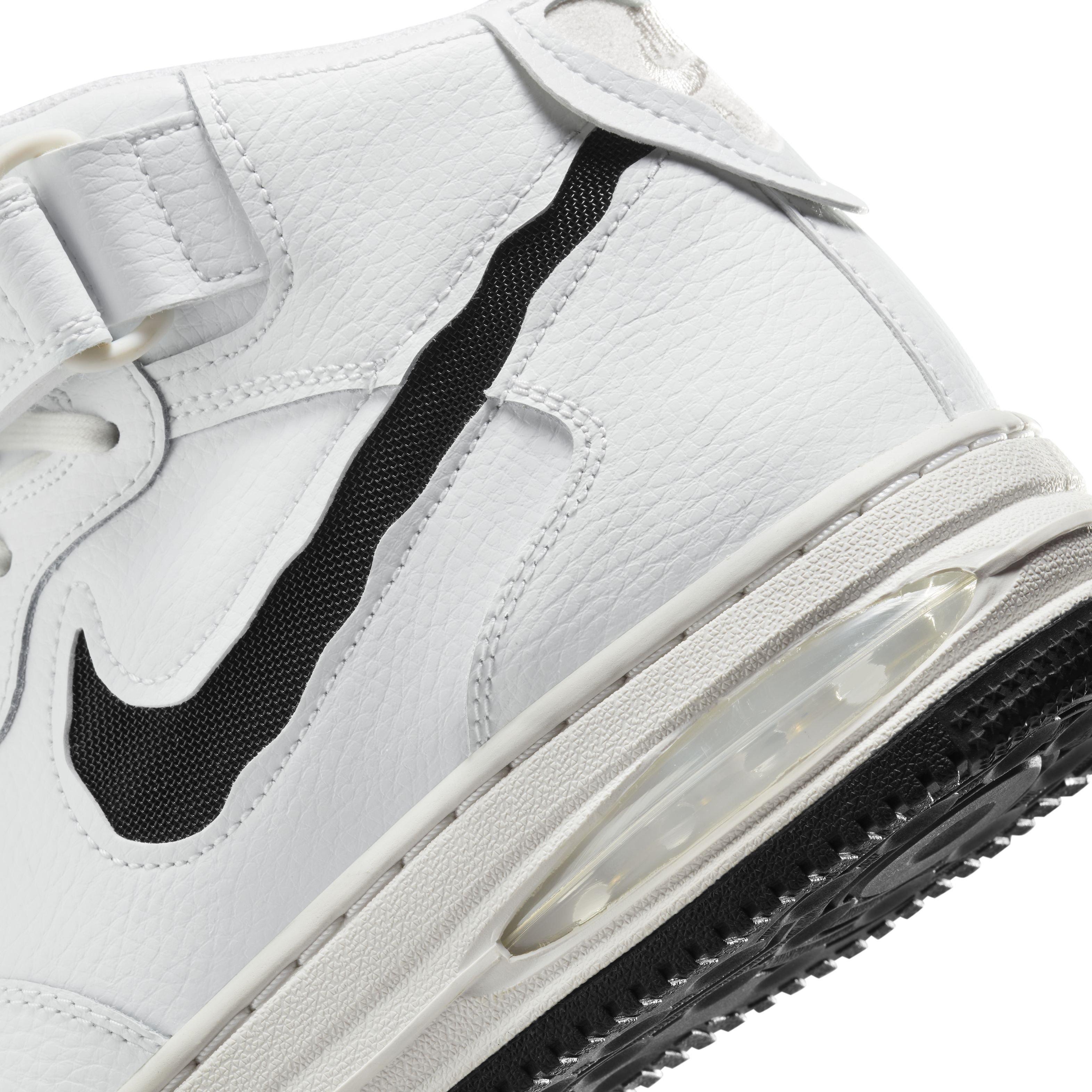 Nike Air Force 1 Mid Evo "Summit White/Sail/Black" Men's Shoe - WHITE/BLACK Thumbnail View 8